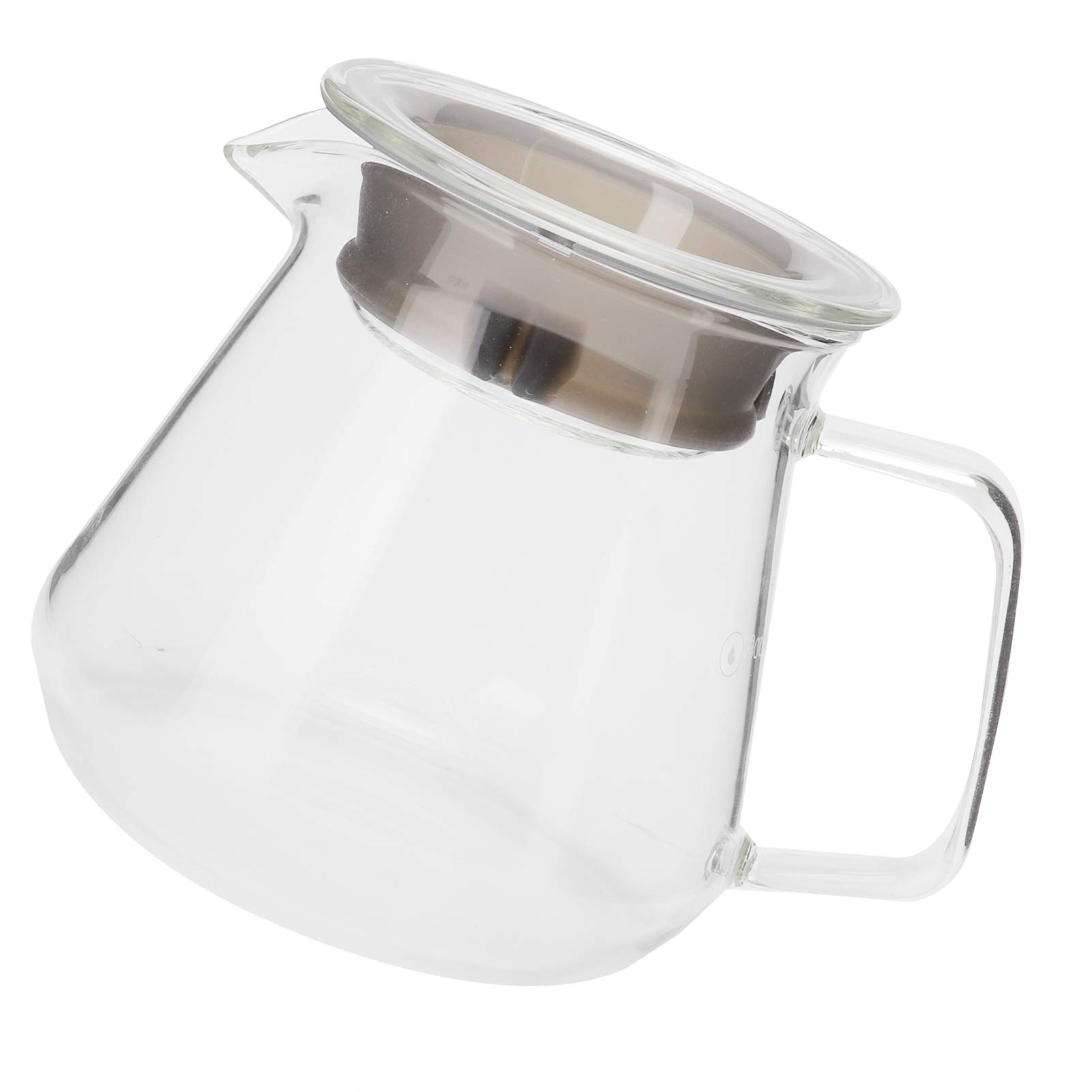 Premium Glass Coffee Kettle with Non-Slip Base - 300ml Heat-Resistant Stovetop Tea Kettle for Home, Office & Barista Use - Perfect for Pour Over Coffee, Tea Brewing & Kitchen Decor