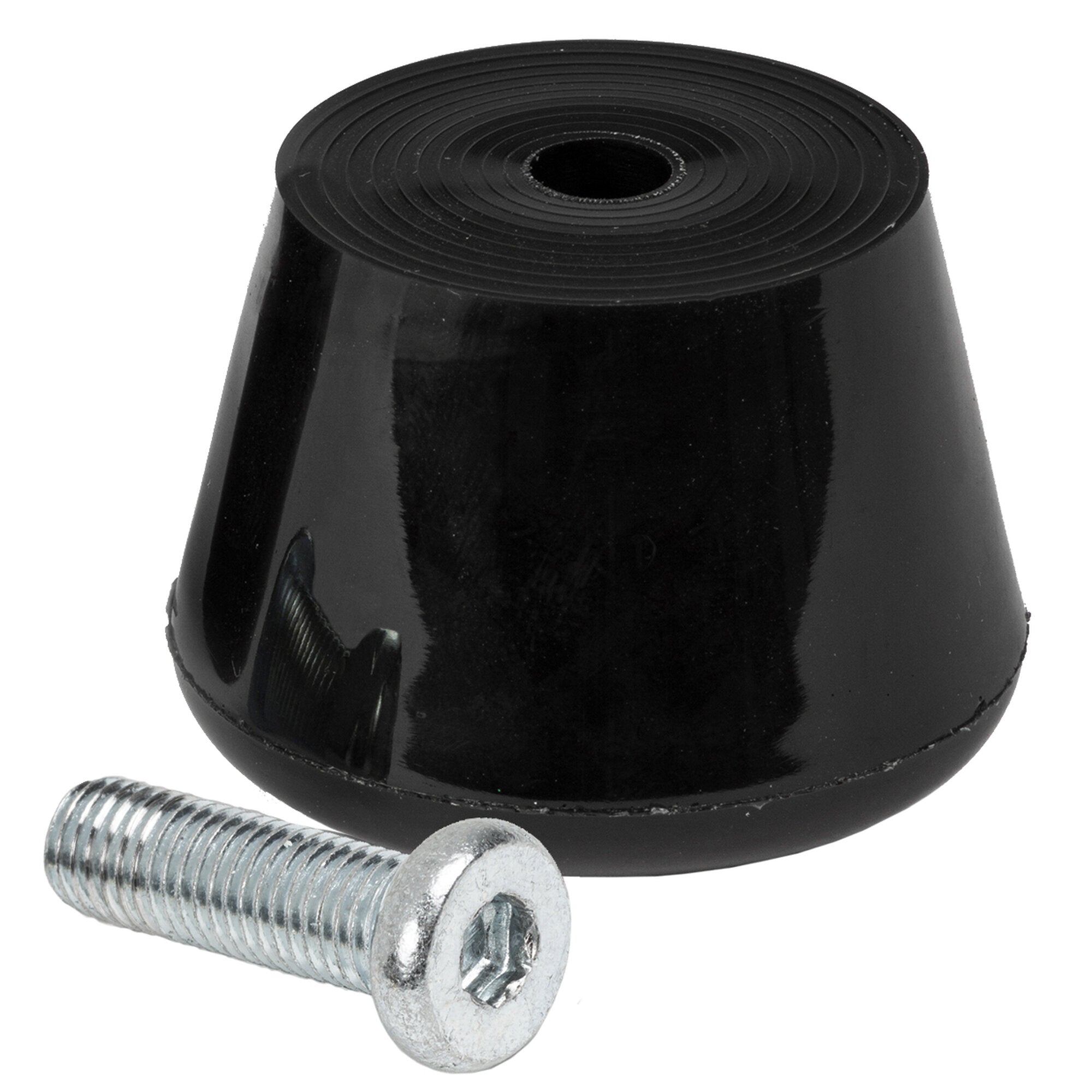 Classic Black Toe Stop for Roller Skates - Perfect for Derby, Artistic Skating & Outdoor Use