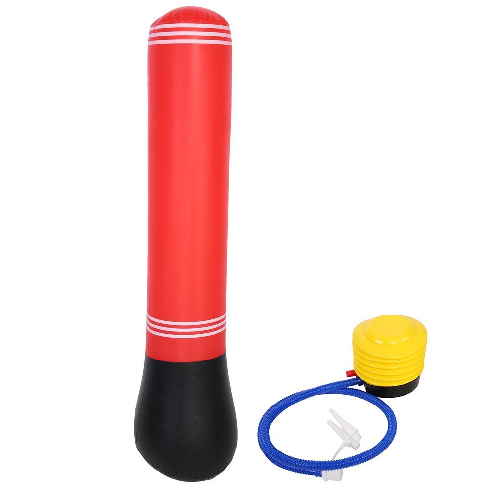 Inflatable Punching Bag for Kids & Adults - Portable Standing Kick Boxing Bag for Fitness Training, Home Gym, Martial Arts Practice - Perfect for Indoor & Outdoor Exercise
