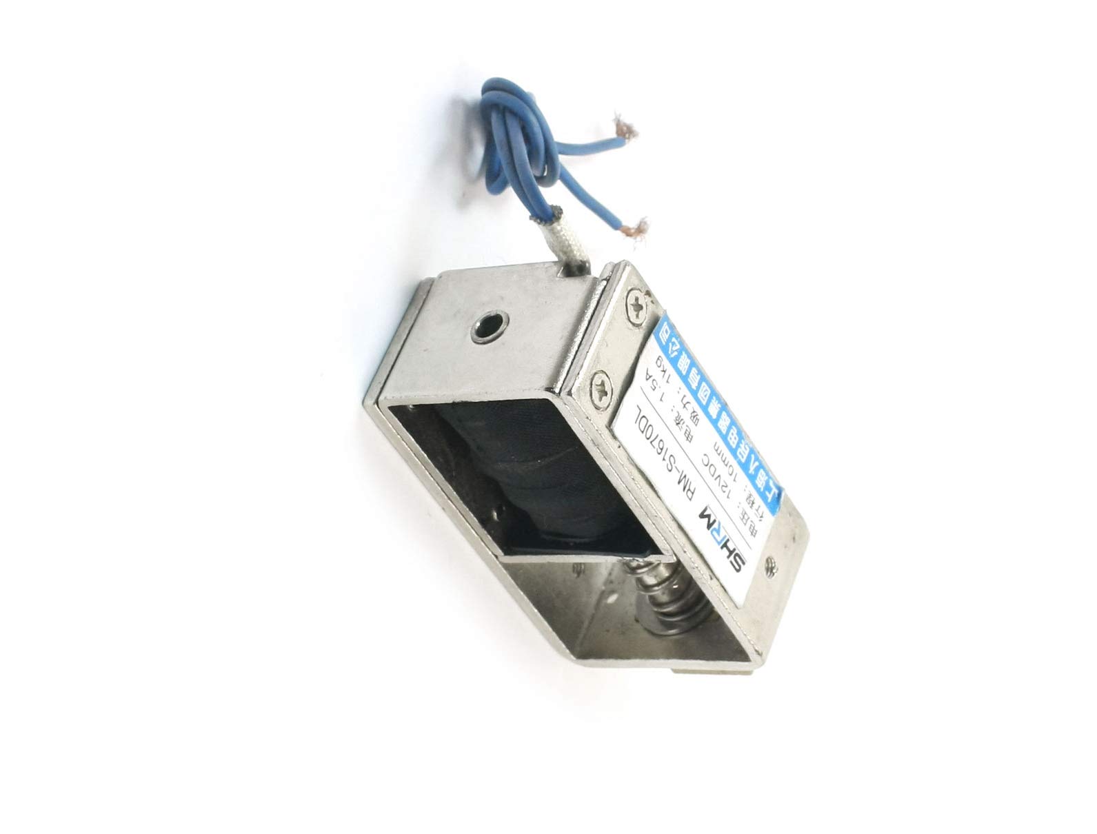 12V DC Electric Door Lock Solenoid Motor - 1kg/10mm Open Frame Electromagnet for Smart Home, Security System & Automatic Gates Installation