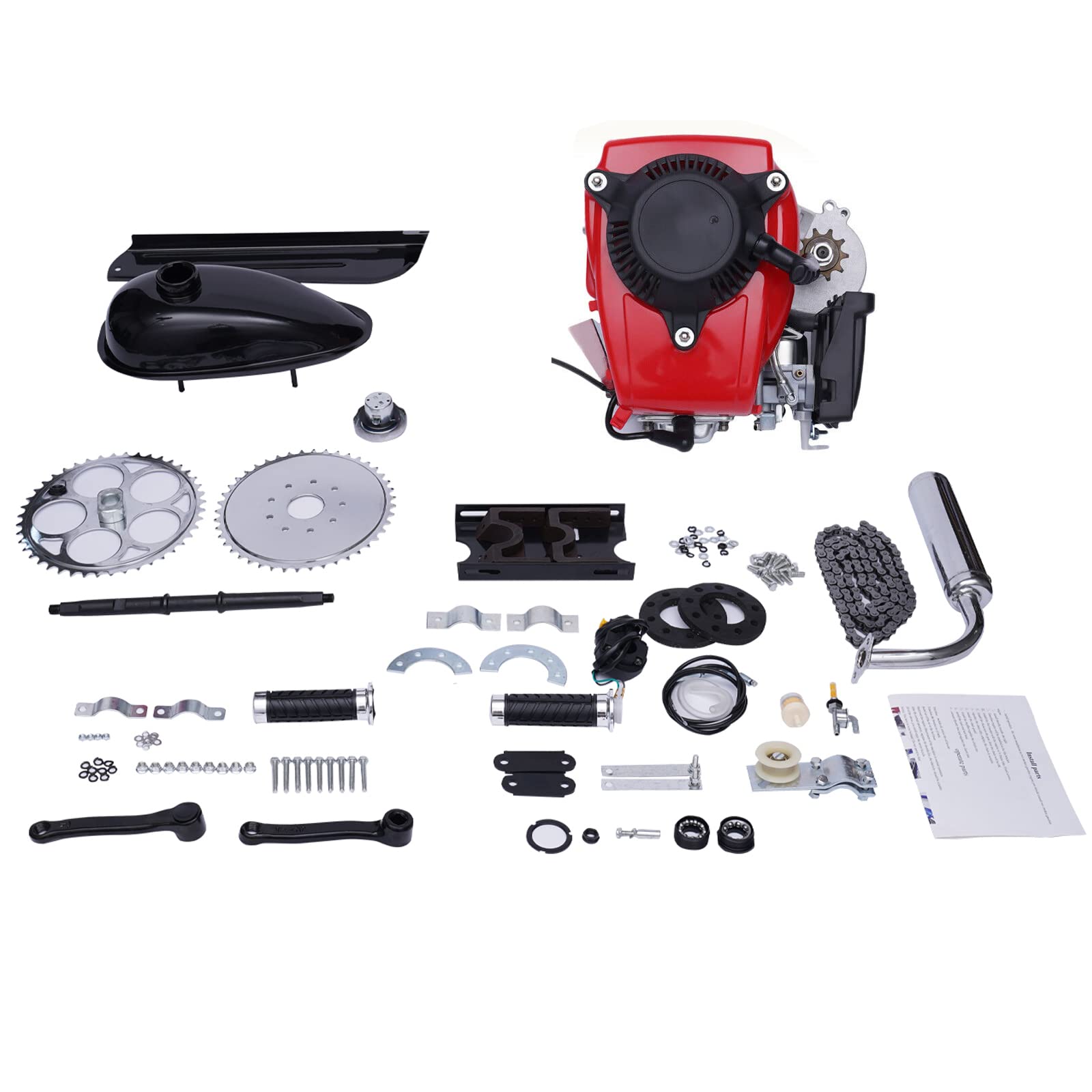 53cc 4-Stroke Bicycle Engine Kit - Gas Powered Motor Conversion for 26