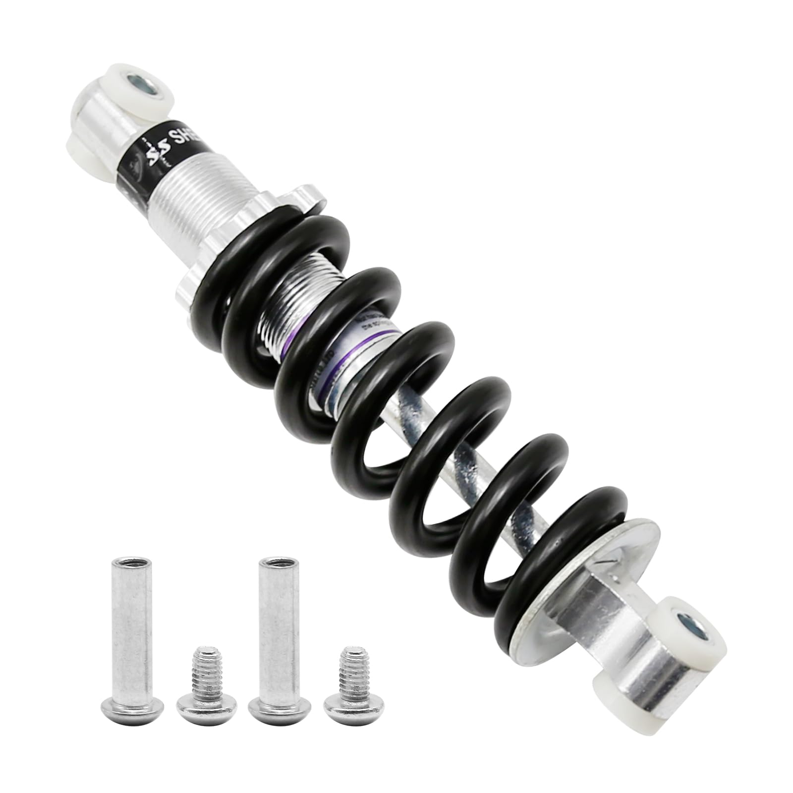 Universal Rear Shock Absorber & Suspension Spring - 190MM Length, 1200LB Capacity - Compatible with Gas Scooters, Electric Bikes, Mini Motorcycles, Dirt Bikes, ATVs & Mini Pocket Bikes - Perfect for Off-Road Adventures, Urban Commuting & Trail Riding