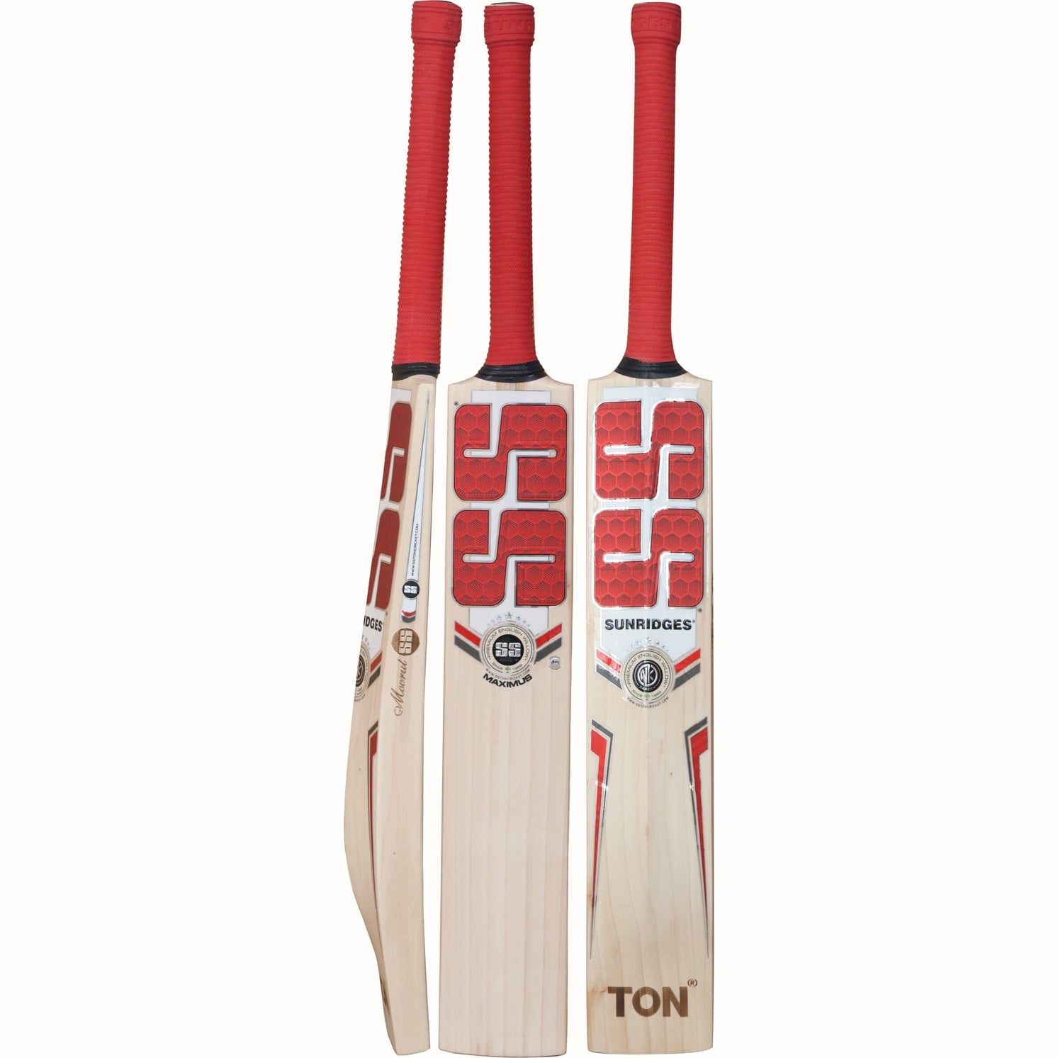 Premium SS MaxiMus English Willow Cricket Bat for Adults - Lightweight & Durable for Professional Matches & Training Sessions