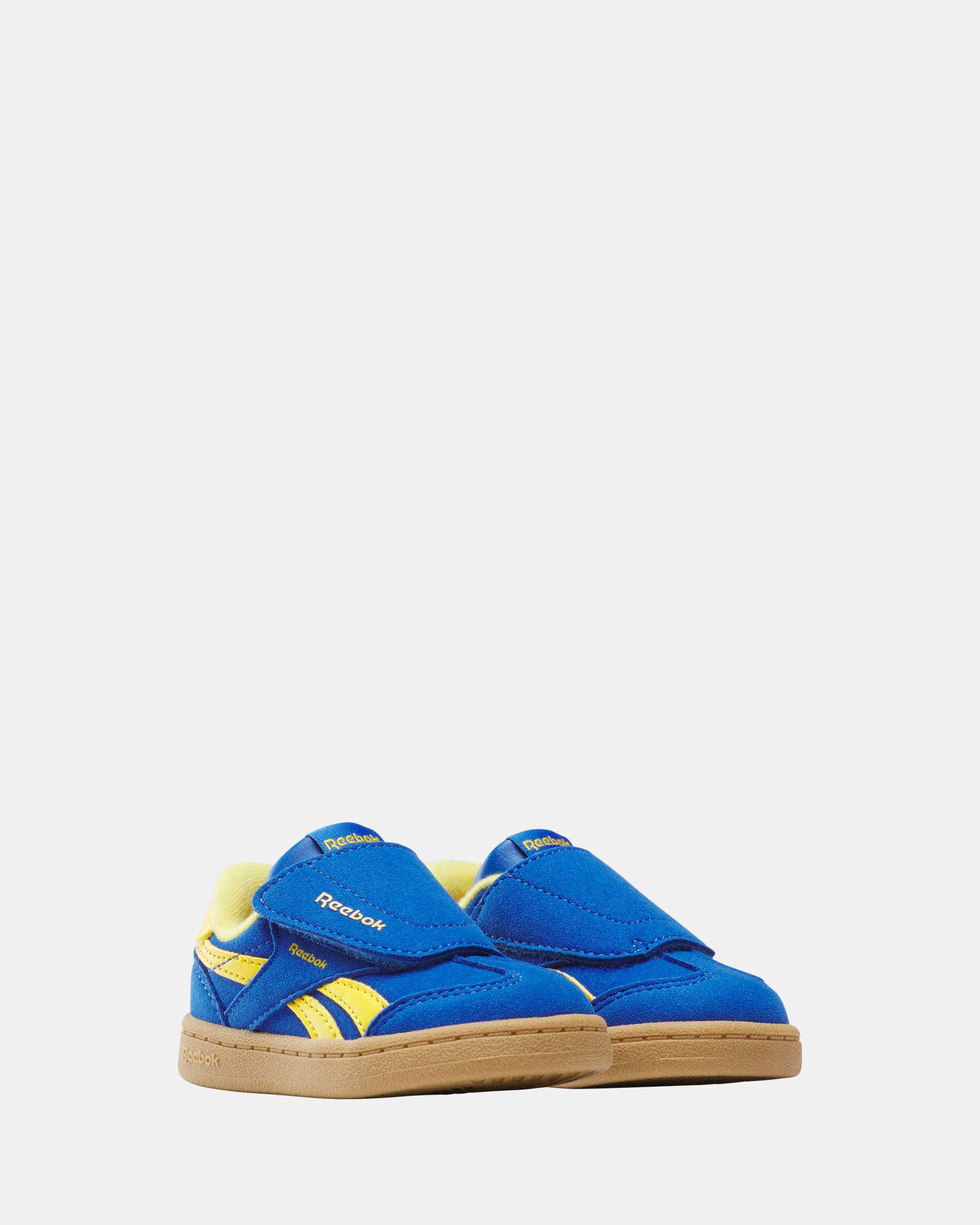 Reebok Smash Edge Hook & Loop Training Shoes - Optimum Blue/Golden Haze/Gum - Lightweight & Durable for Gym, Running, and Casual Wear