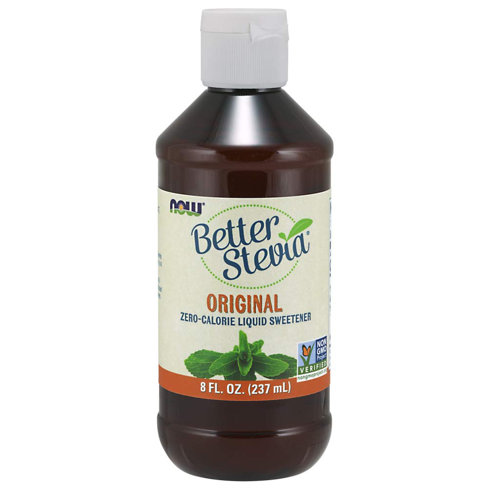 NOW Foods BetterStevia Original Zero-Calorie Liquid Sweetener - Keto, Diabetic & Vegan Friendly, No Erythritol, 8 Oz | Perfect for Coffee, Tea, Baking & Healthy Lifestyle
