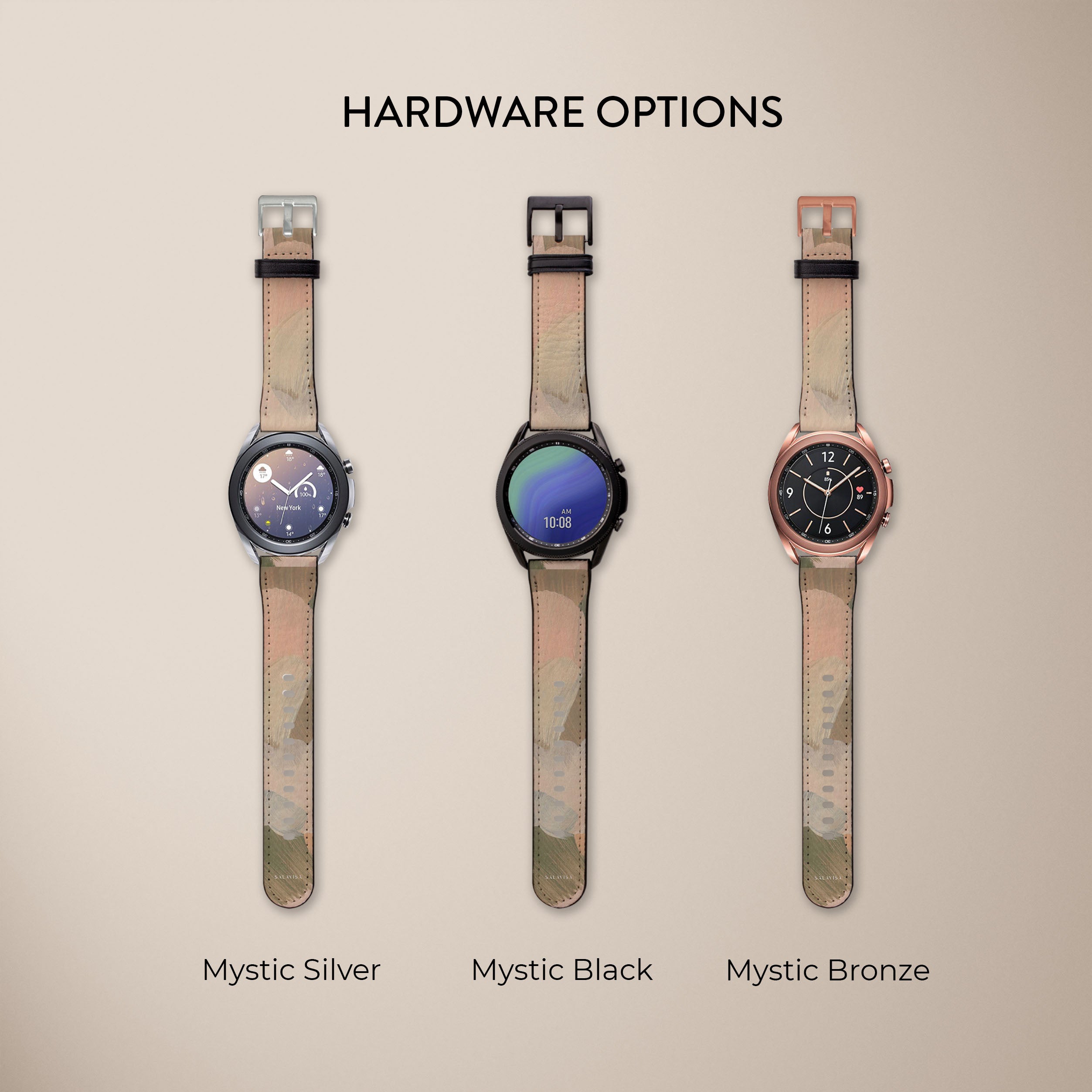Lush Escape Galaxy Watch Band - Premium Durable Silicone Strap for Samsung Galaxy Watch 4/5/6, Comfortable & Stylish for Running, Workout, Swimming & Daily Wear