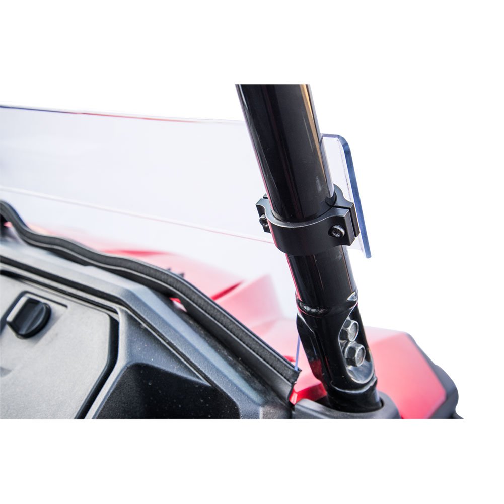 Tusk UTV Hard Coated Half Windshield for Honda Pioneer 1000 & 1000-5 (2016-2024) - Durable Polycarbonate Protection for Off-Road Adventures, Trail Riding & Hunting