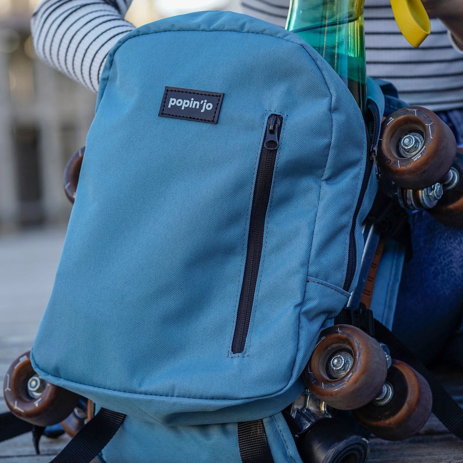 Popin'jo Lil'Jo V2 Skate Bag - Waterproof Backpack for Skateboards & Accessories - Perfect for Skateboarding, School & Travel