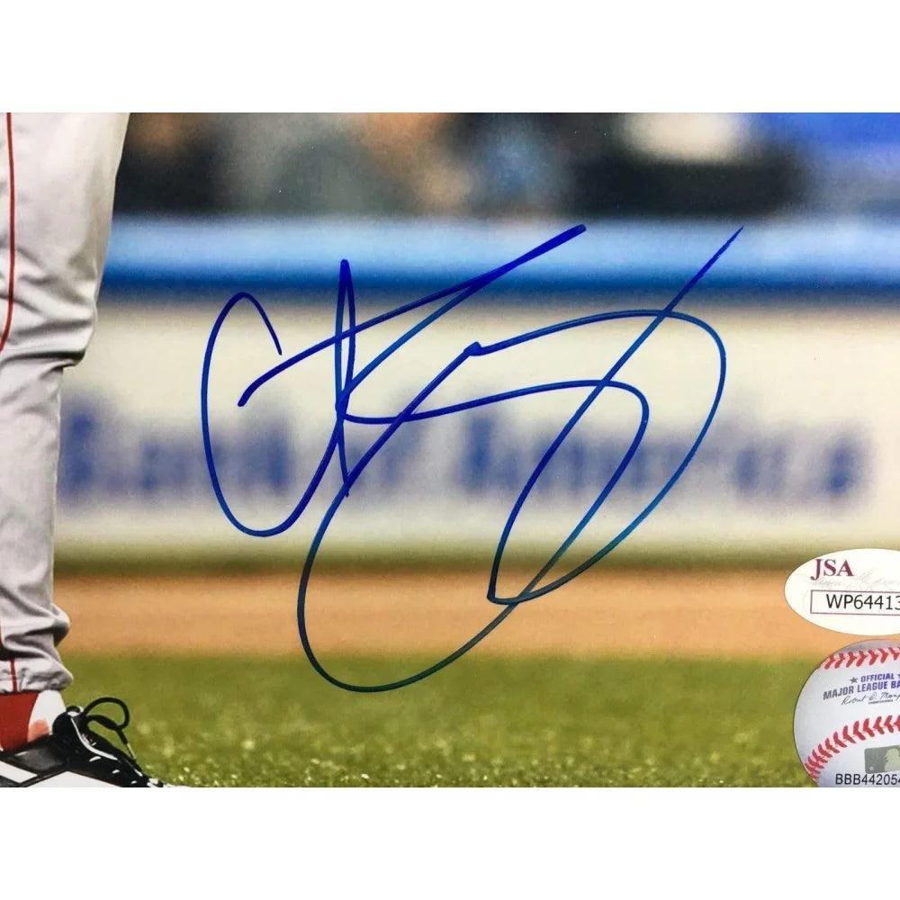 Curt Schilling Autographed 8x10 Photo - Boston Red Sox 2004 World Series Pitcher with JSA COA - Perfect for Baseball Memorabilia Collectors and Sports Fans Display