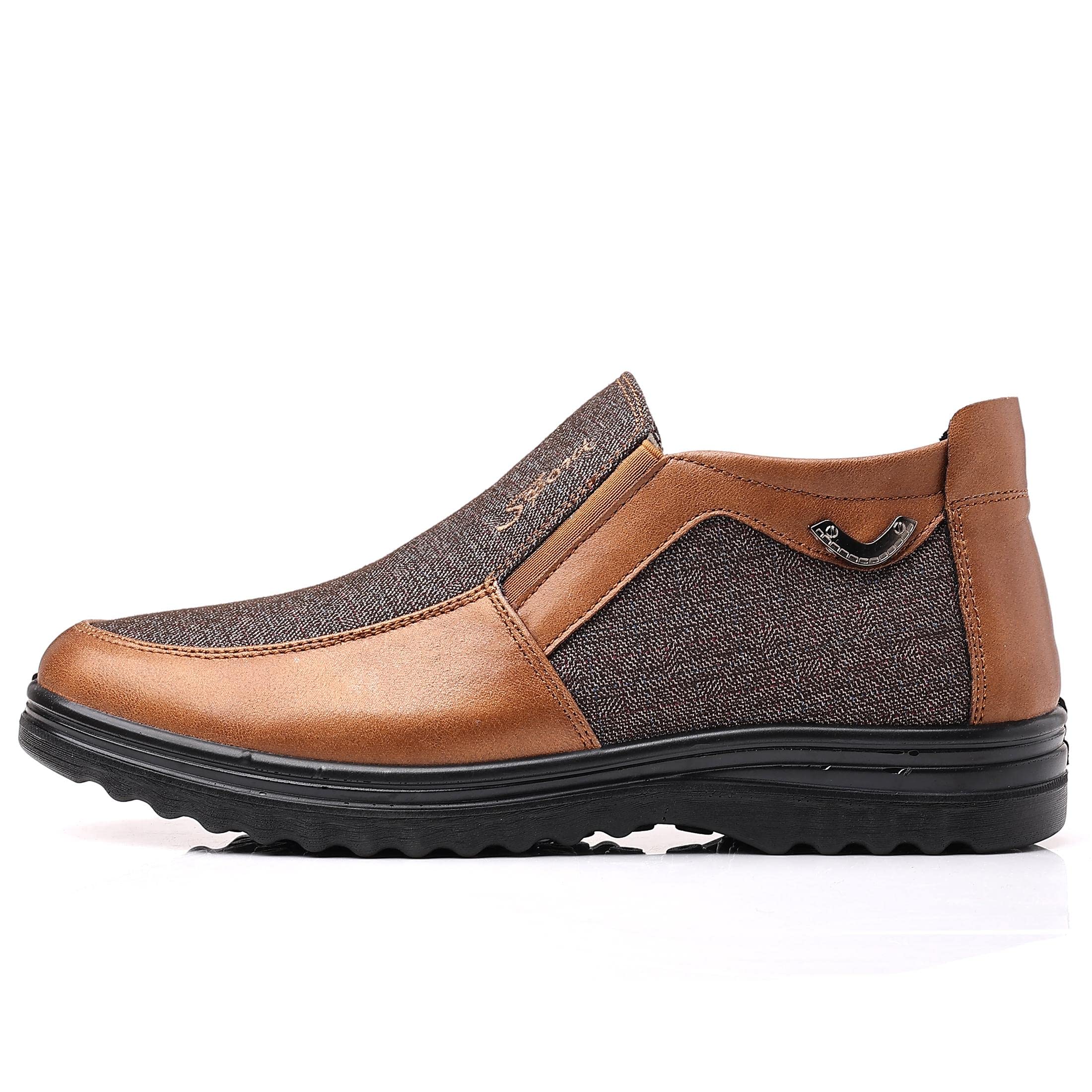 COSIDRAM Men's Casual Loafers - Lightweight Ankle High Moccasin Shoes for Men | Comfortable Slip-On Walking Shoes for Work, Travel & Everyday Wear