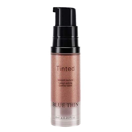 Face Liquid Eye Brightener Highlighter - Shimmer Gold & Rose Gold Glow Makeup for Cheeks & Eyes | Perfect for Daytime Glow & Nighttime Makeup Looks (Rose Gold, One Size)