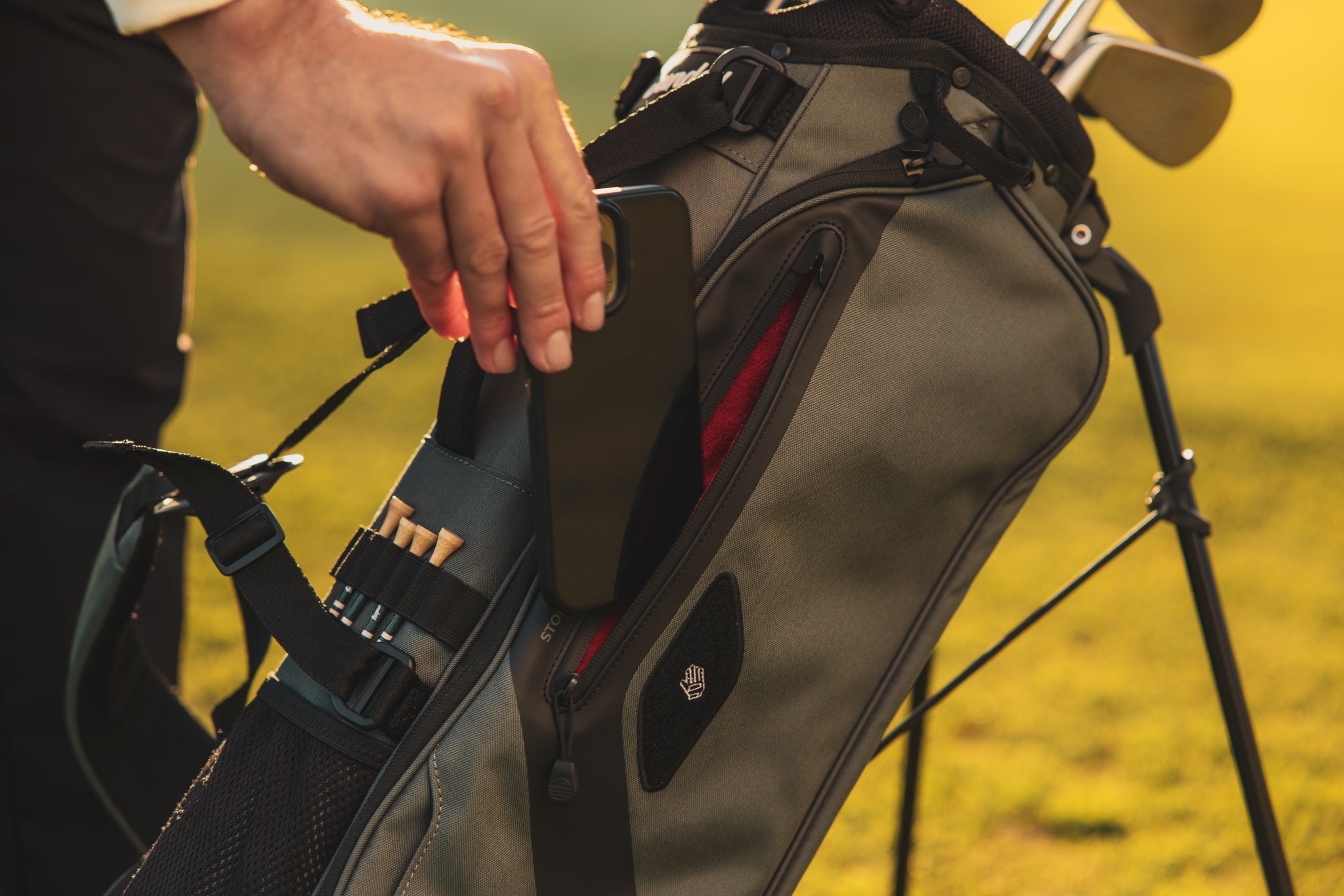 Sunday Golf EL CAMINO Stand Bag | Lightweight Golf Carry Bag with Stand - Midnight Green | Perfect for Weekend Golfers & Course Play