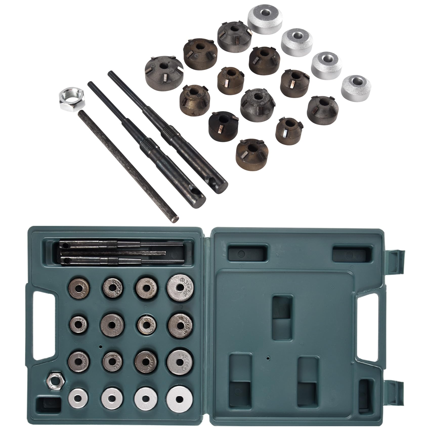 Universal Valve Seat Reamer Tool Set - Professional Motorcycle Repair Kit with Cutter for Valve Grinding and Engine Maintenance - Perfect for DIY Mechanics and Motorcycle Enthusiasts