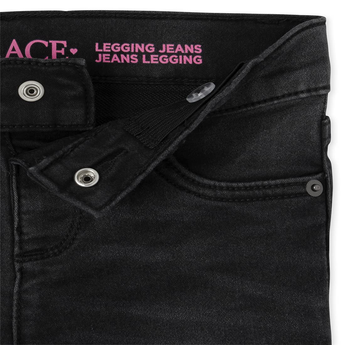 The Children's Place Girls' Stretch Denim Jeggings - Soft Comfortable Skinny Jeans for Toddler & Kids - Perfect for School, Playdates & Everyday Wear