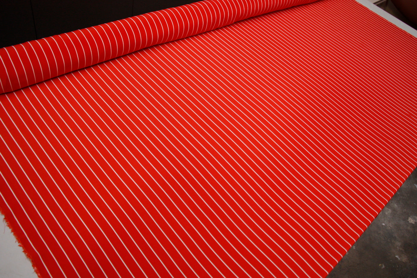Premium White Cherry Print Technical Polyester Fabric - Perfect for DIY Sewing, Fashion Design, and Home Decor Projects