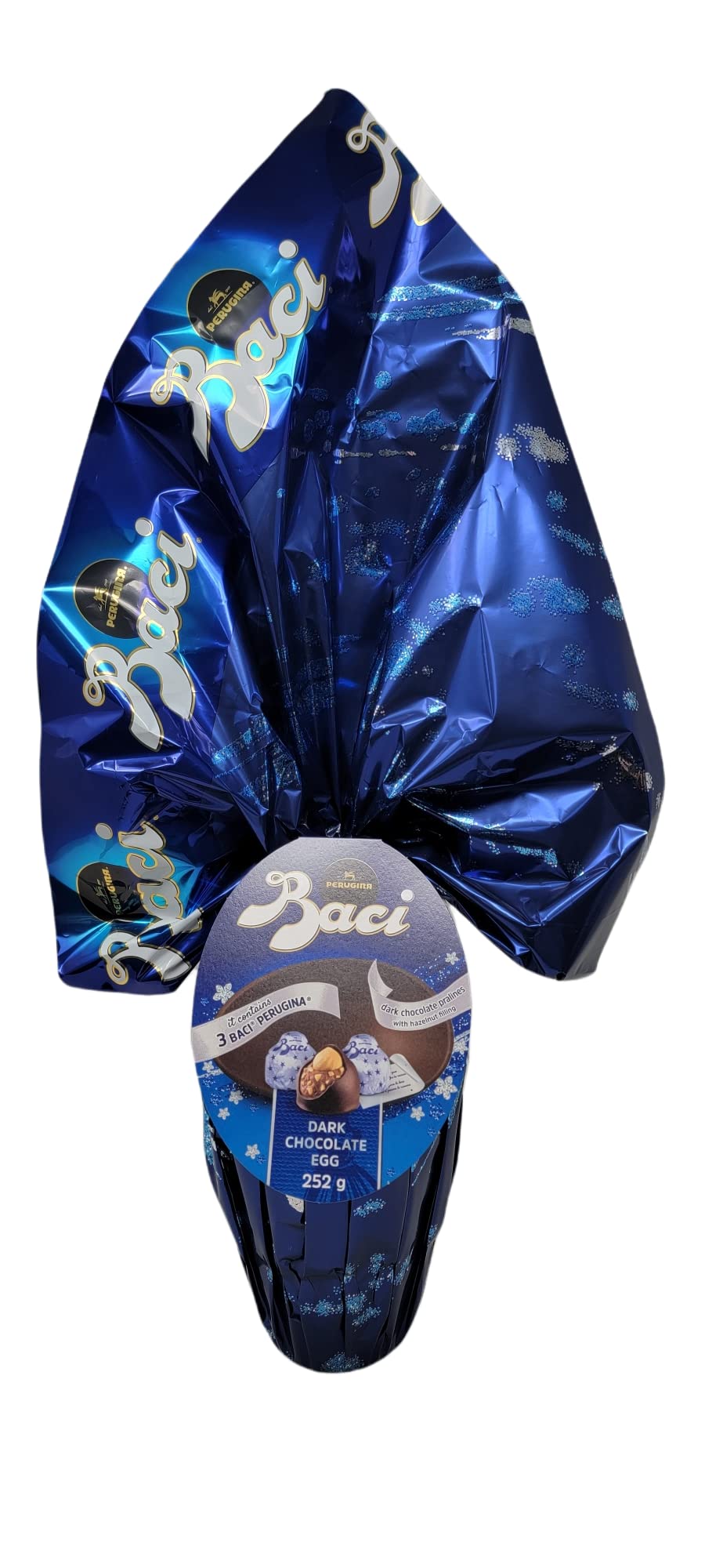 Perugina Baci Dark Chocolate Easter Egg - 9.3oz Premium Italian Chocolate Gift for Holidays, Valentine's Day & Special Occasions | Perfect for Easter Baskets, Romantic Gifts & Dessert Tables