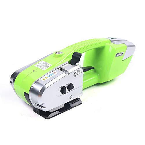 Electric Handheld Plastic & Steel Strapping Machine - Portable Automatic Strapping Tool for PP/PET Bands | Commercial, Factory & Warehouse Packaging Use