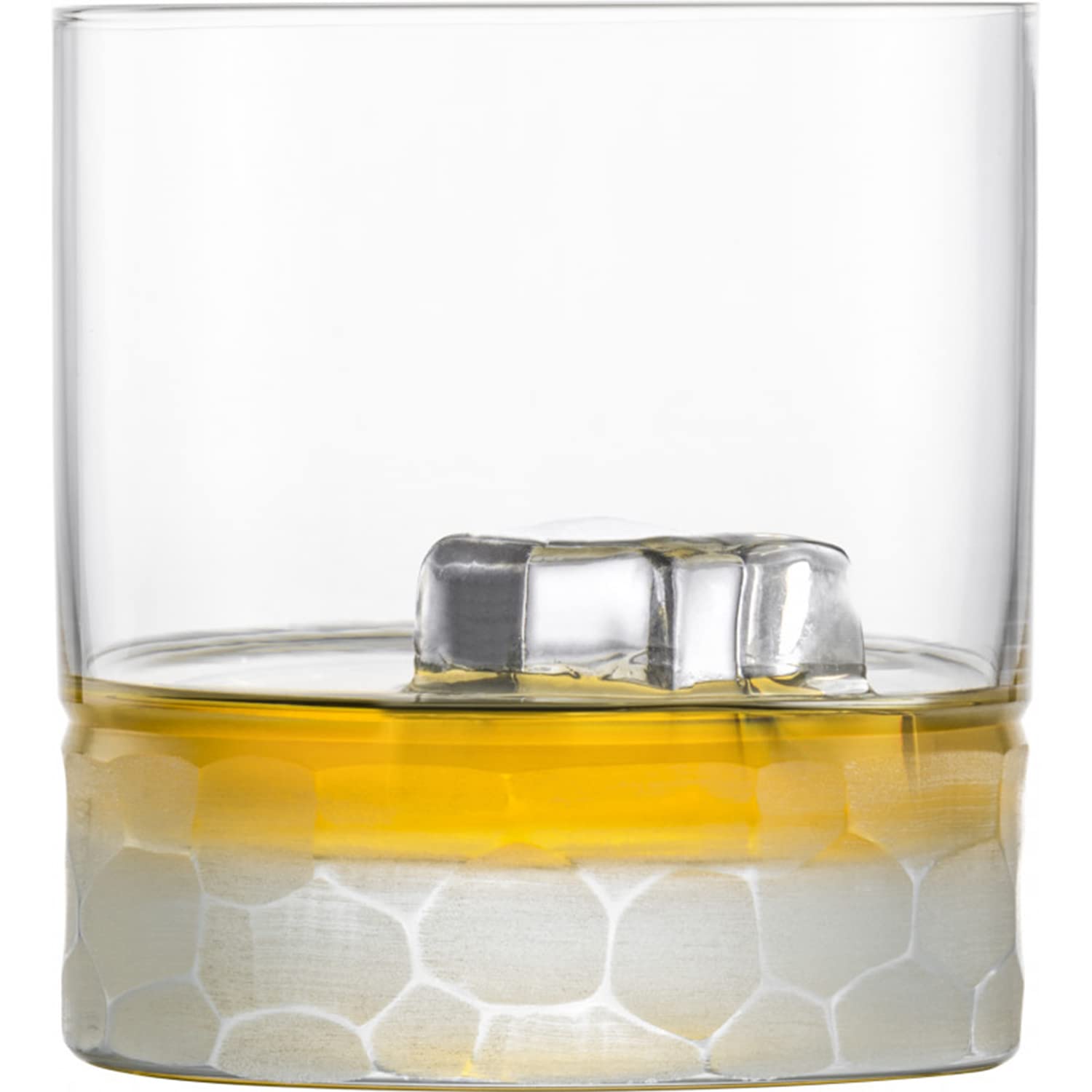 Eisch Crystal Whiskey Glasses HAMILTON - Set of 2 Handcrafted 13.5 oz German Crystal Tumblers with Thick Weighted Bottom - Ideal for Bourbon, Scotch, Cognac & Cocktails - Perfect for Home Bars, Gifts & Entertaining