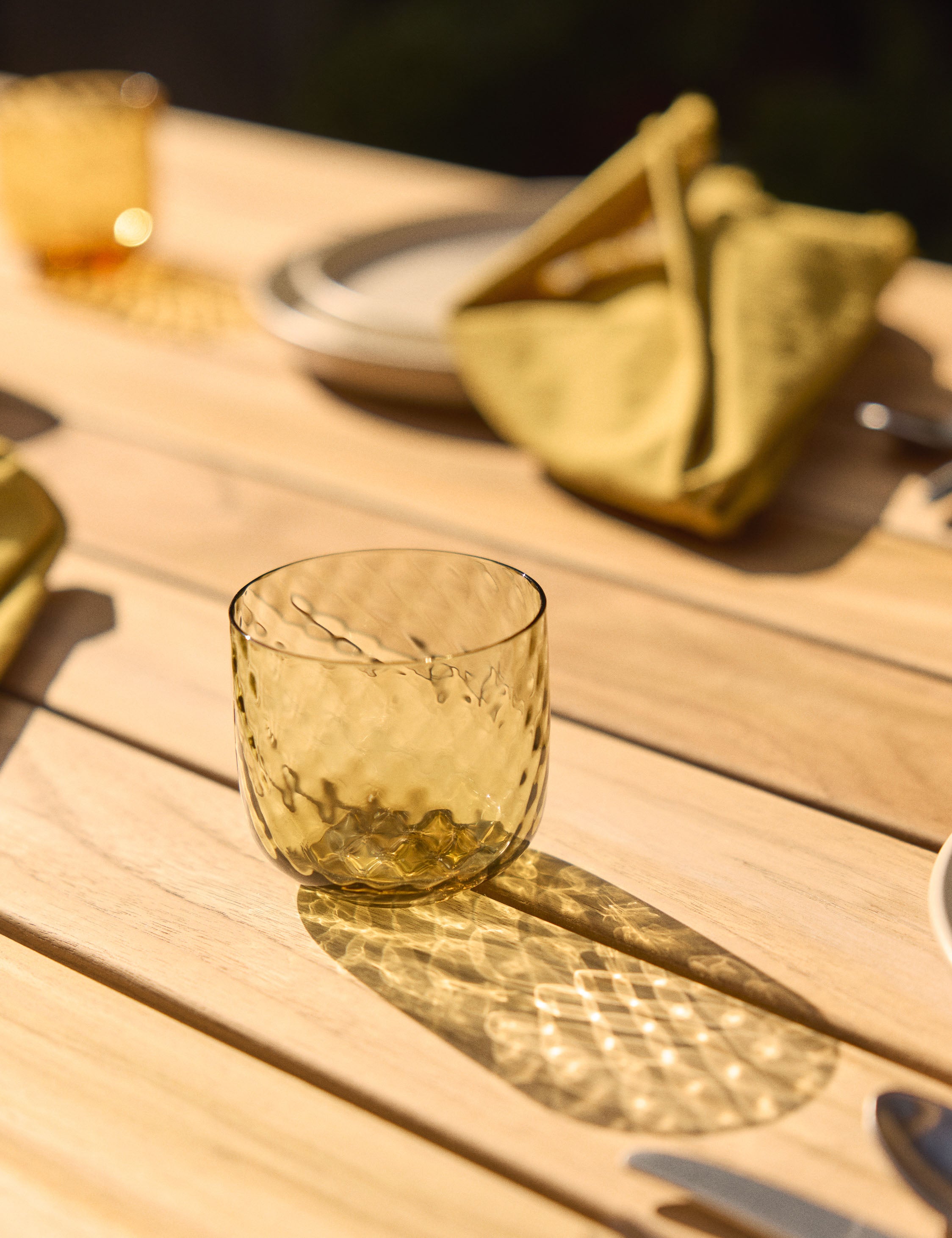 LSA International Dapple Tumbler Set of 2 - 16oz Glass Cups for Coffee, Tea & Cocktails - Elegant Handmade Drinkware for Home, Office & Gifts