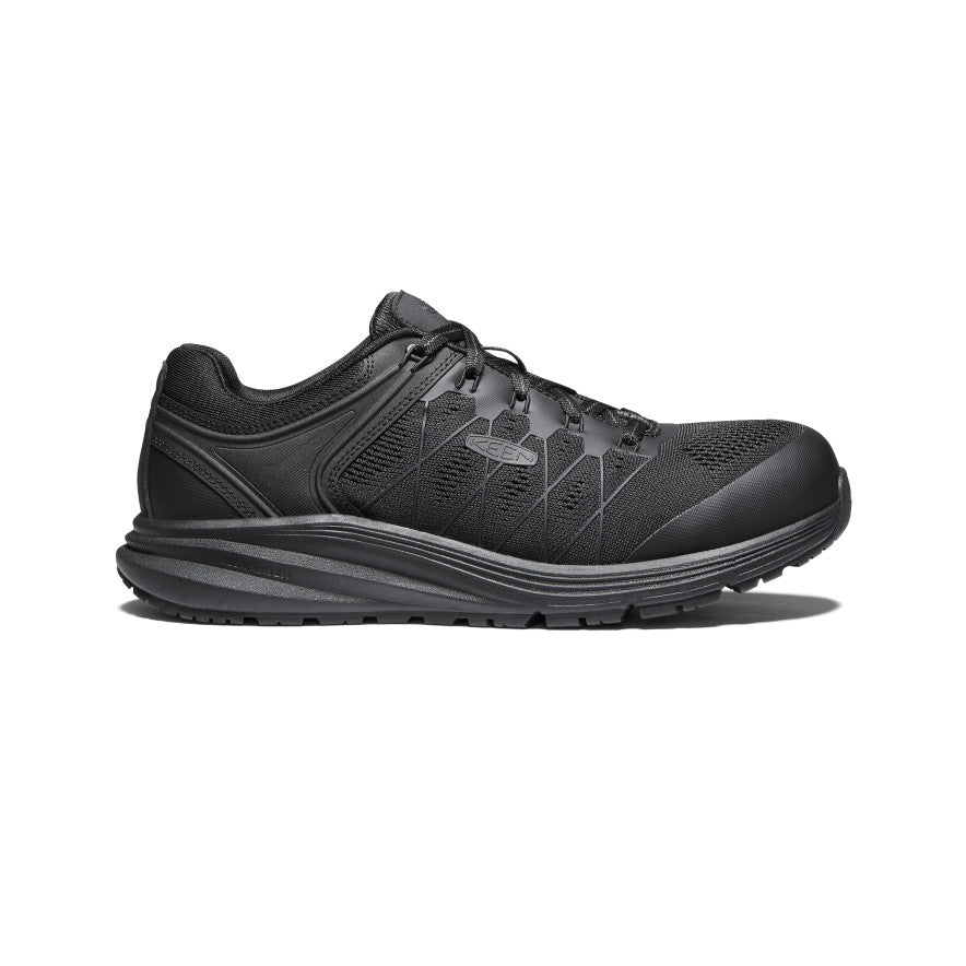 Men's Vista Energy Carbon Toe Work Boots - Black/Raven - Durable Safety Shoes for Construction, Hiking & Outdoor Work