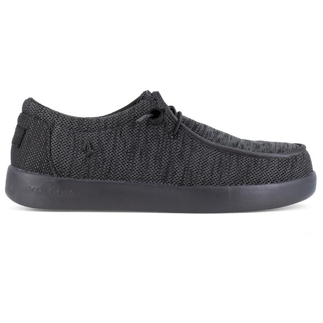 Slip On Composite Toe Work Shoes for Men - Black Safety Shoes for Construction, Warehouse & Industrial Work - Lightweight & Comfortable Non-Slip Work Boots