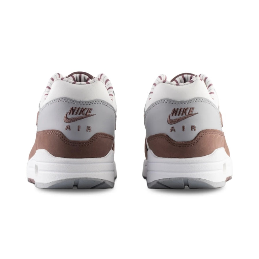 Nike Air Max 1 Premium Shima Shima Summit White Plum Eclipse Wolf Grey White Siren Red - Men's Running Shoes for Jogging, Gym Workouts & Casual Wear