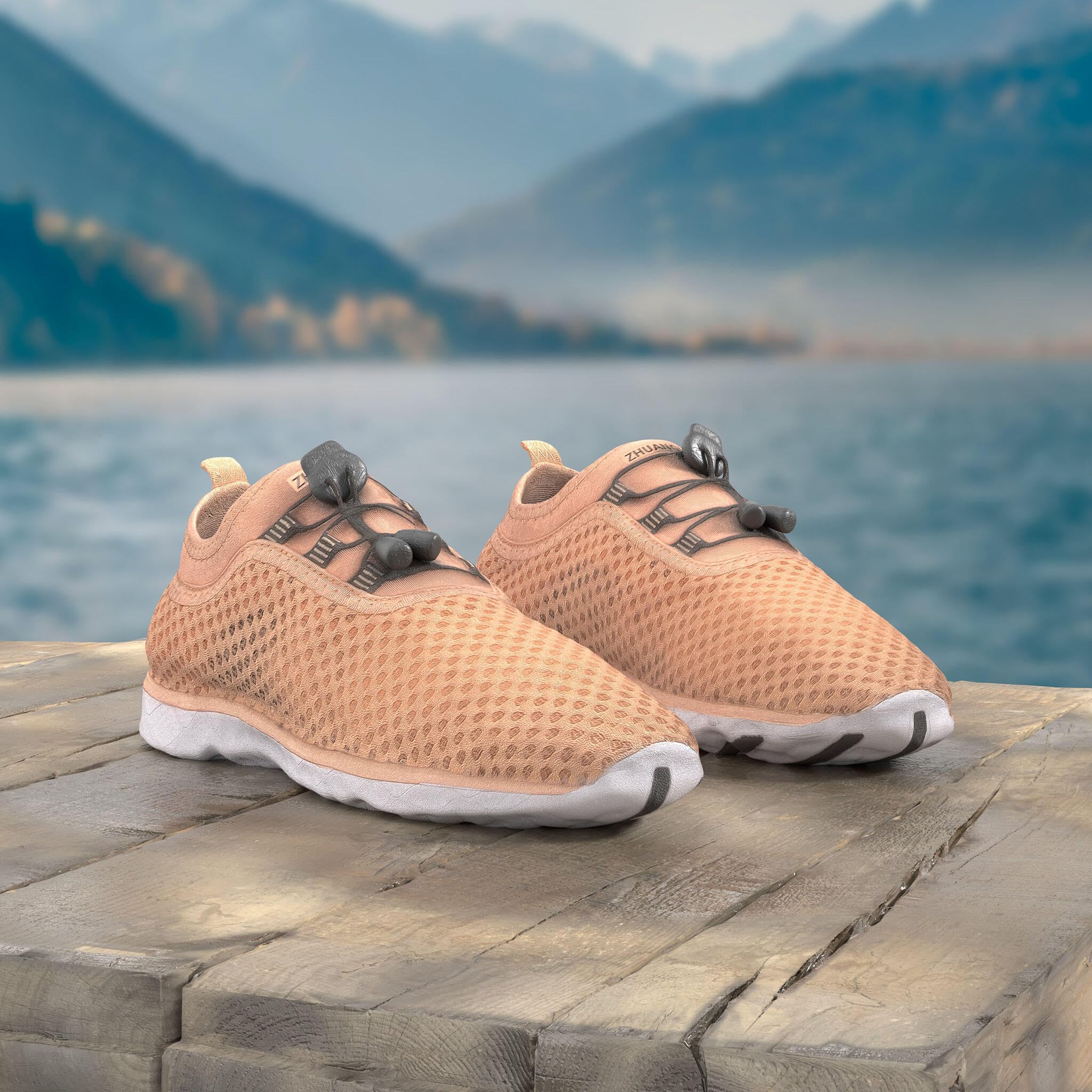Women's Quick Drying Aqua Water Shoes - Lightweight Swim Shoes for Beach, Pool, Yoga & Water Sports | Non-Slip Barefoot Walking Shoes