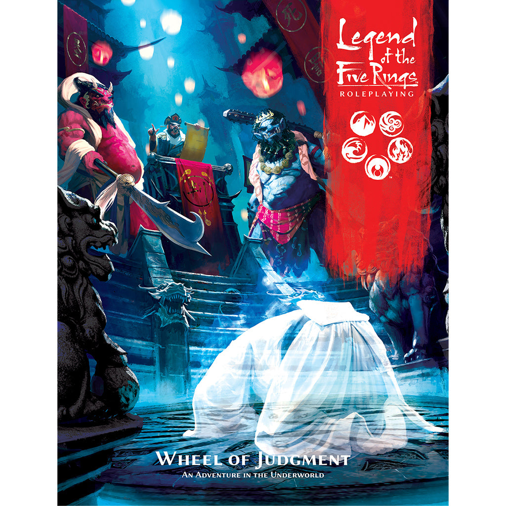 Legend of the Five Rings RPG: Wheel of Judgement - Fantasy Tabletop Roleplaying Game for Epic Samurai Adventures - Perfect for Game Nights and Storytelling Campaigns
