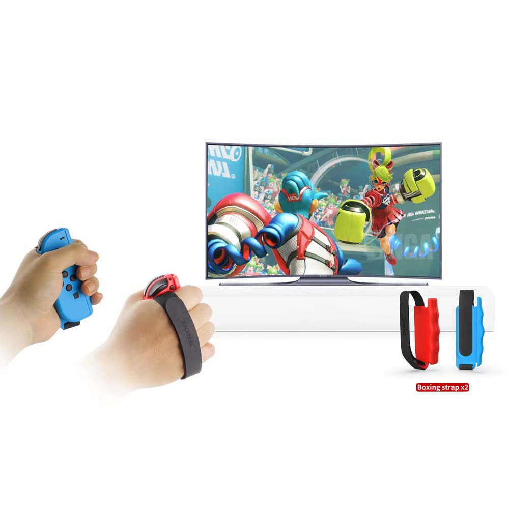 2023 Nintendo Switch Sports Accessories Bundle - 30-in-1 Family Game Kit for Switch & OLED (Tennis Racket, Baseball Bat, Gaming Gun, Paddles, Card Case, Boxing Wraps) | Perfect for Multiplayer Parties, Fitness Gaming & Family Entertainment