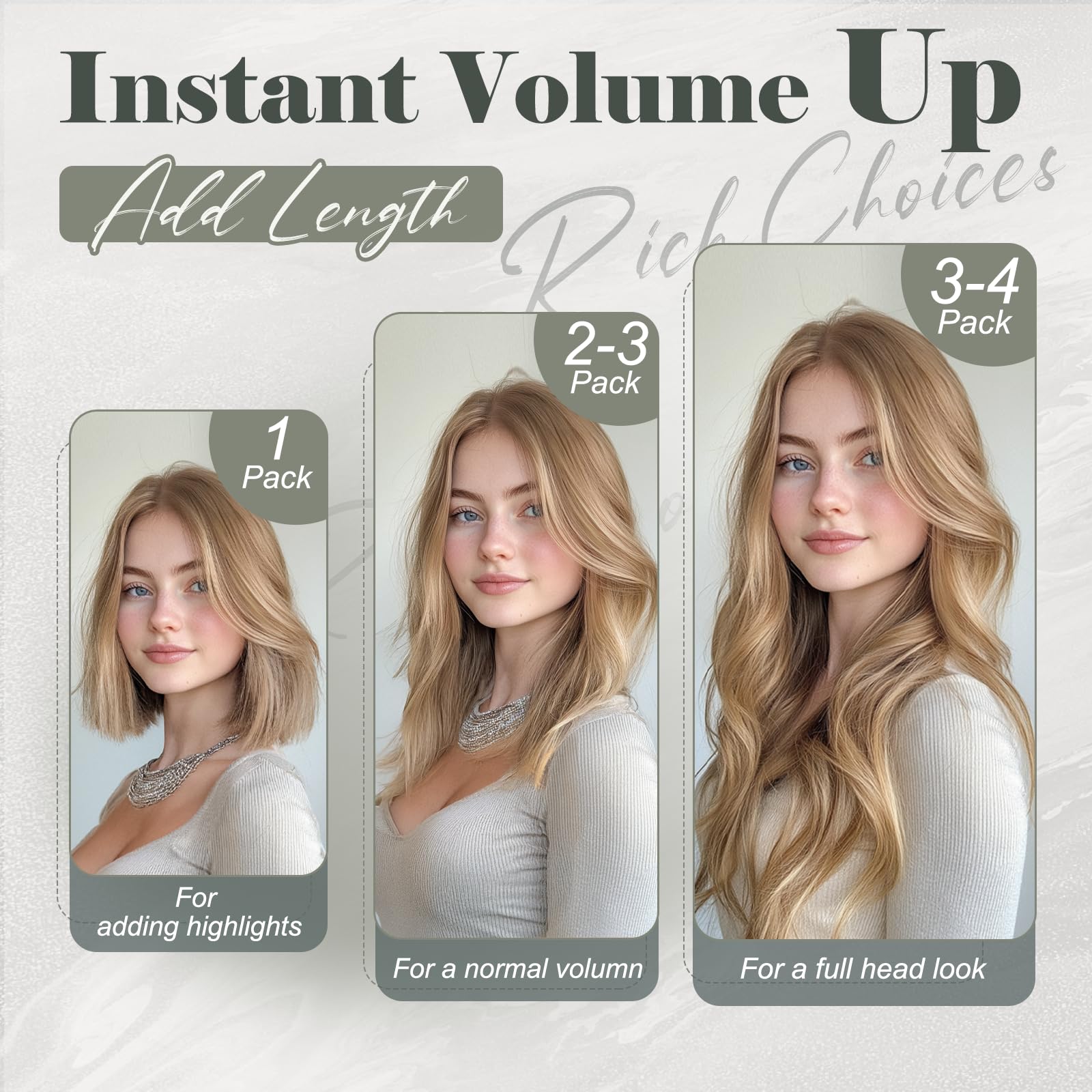 Rich Choices 14 Inch Dark Brown Micro Loop Hair Extensions - 50 Strands/Pack Real Remy Human Hair with Micro Rings | Straight Hair Extensions for Length & Volume | Perfect for Weddings, Parties & Daily Styling