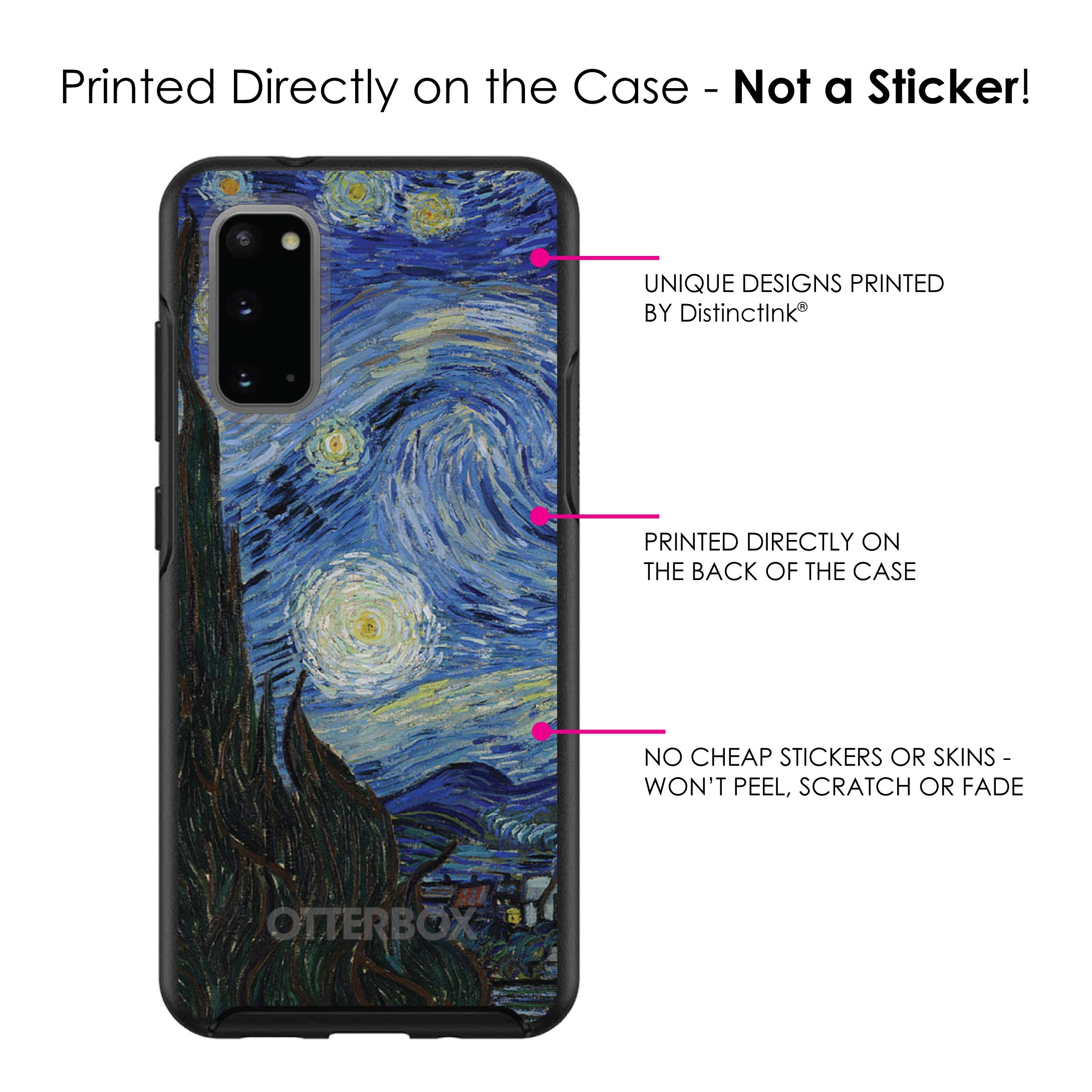 DistinctInk Samsung Galaxy S20+ Plus / S20+ 5G Case (6.7 Inch) - Van Gogh Starry Night Art Design Protective Phone Cover - Durable Shockproof Replacement for OtterBox Symmetry - Perfect for Work, Travel & Everyday Use