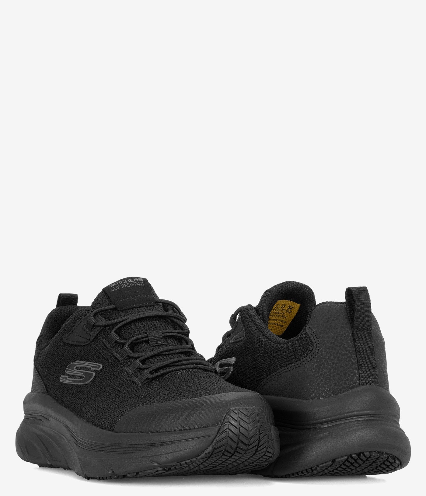 Skechers Work DLux Walker Slip Resistant Shoes for Men - Comfortable & Durable Work Boots for Construction, Warehouse & Outdoor Activities