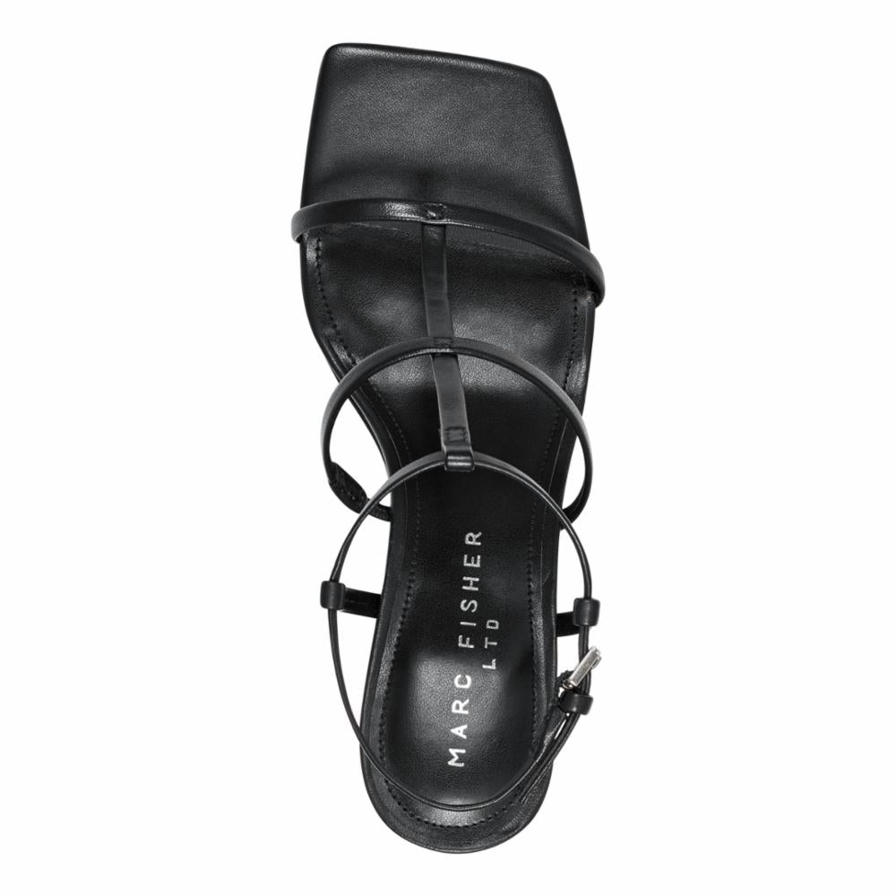 Marc Fisher Ltd Women's Dennie Black Leather Ankle Boots - Stylish & Comfortable for Work, Office & Casual Outfits