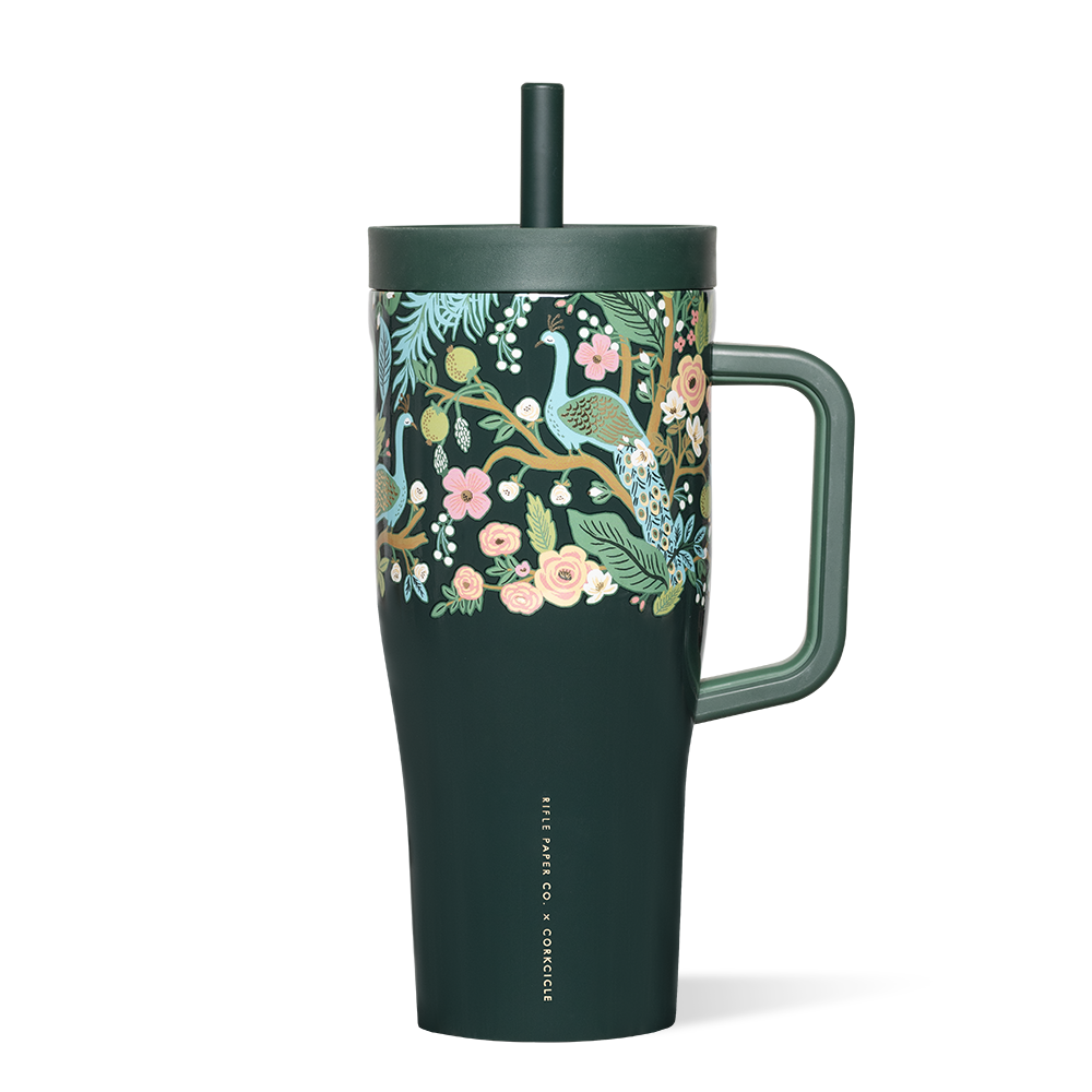 Rifle Paper Co. Leakproof Cruiser Tumbler - 16oz Insulated Stainless Steel Travel Mug with Lid - Perfect for Coffee, Tea & Cold Drinks at Home, Office or On-the-Go