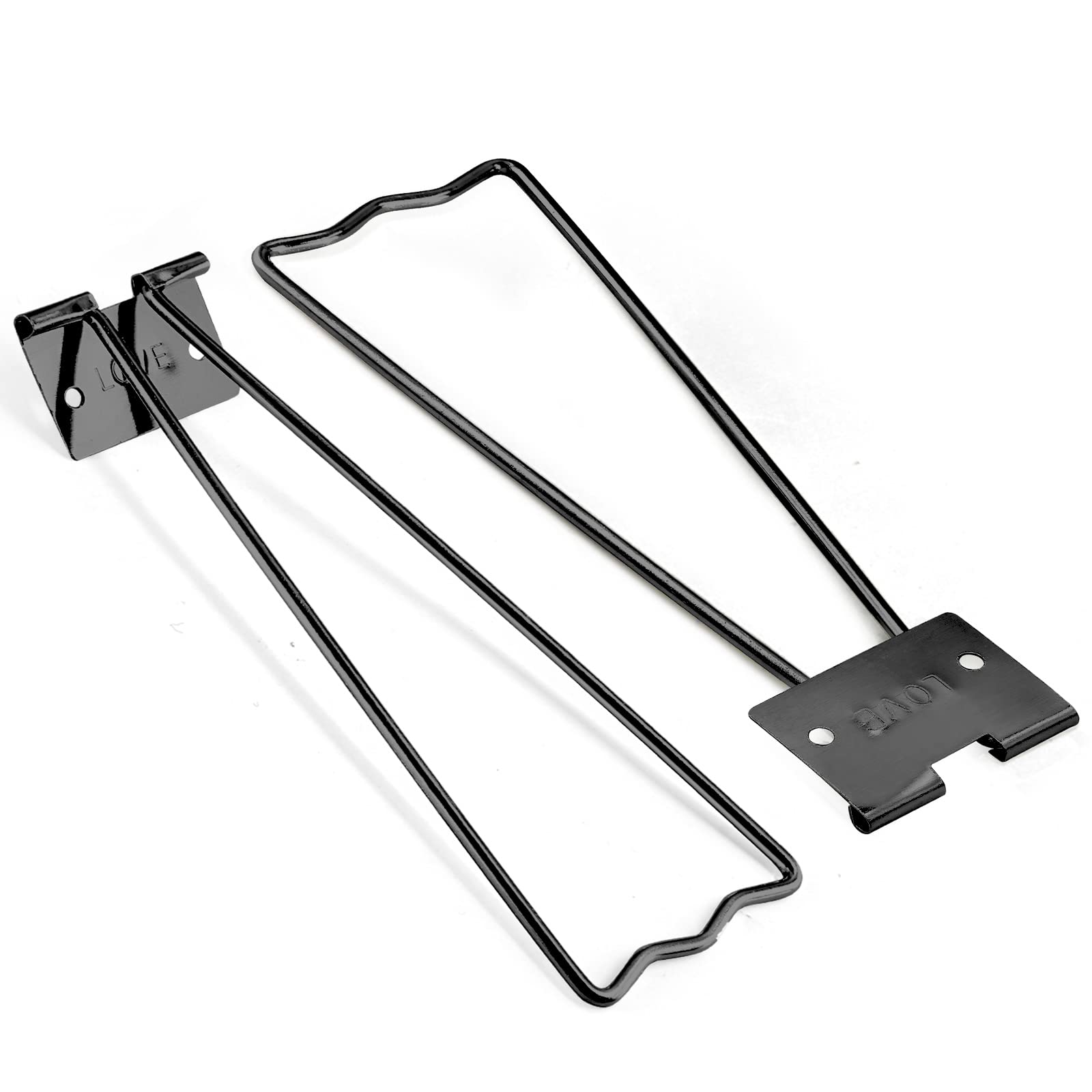 12Pcs Black Iron Easel Backs for Picture Frames - 111mm/4.37