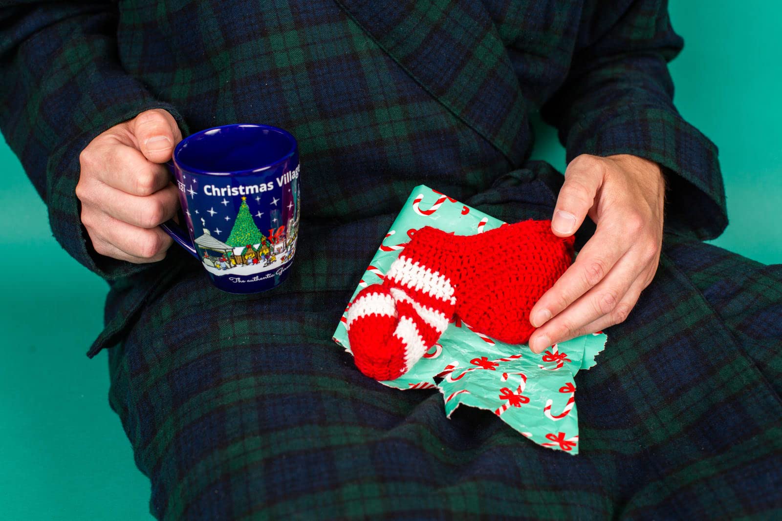 BigMouth Candy Cane Willy Warmer - Festive Novelty Christmas Underwear Gift for Men (Multi-Color, Small) | Perfect for Holiday Parties, Secret Santa & Funny Gag Gifts