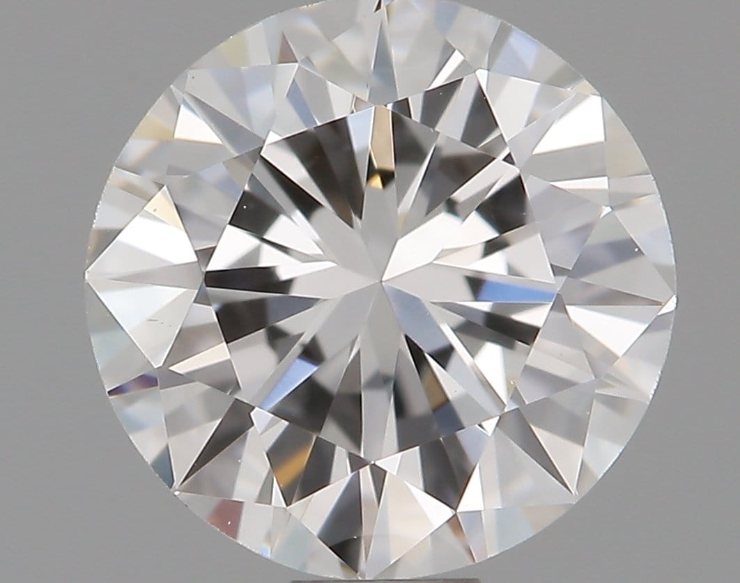 0.55 Carat F VS1 Round Diamond - Premium Loose Diamond for Engagement Rings & Fine Jewelry - Ideal Cut for Sparkling Brilliance