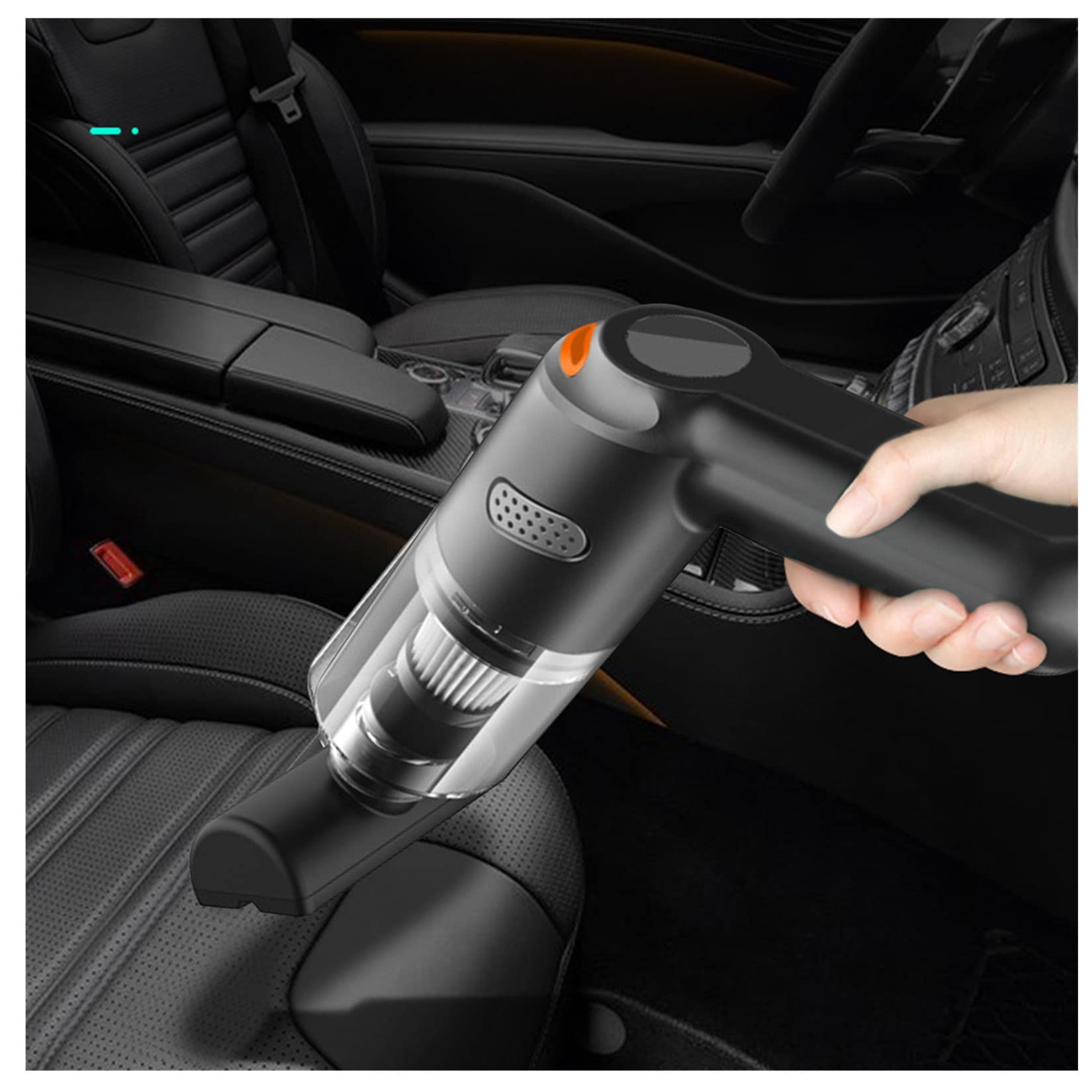 Cordless Handheld Car Vacuum Cleaner - 120W Wet/Dry for Home & Auto