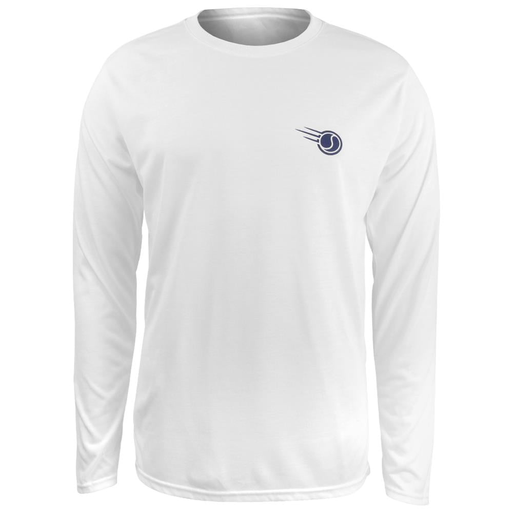 Unisex Multi-City Court Long Sleeve Tennis Shirt - White | Comfortable Performance Wear for Training & Match Play