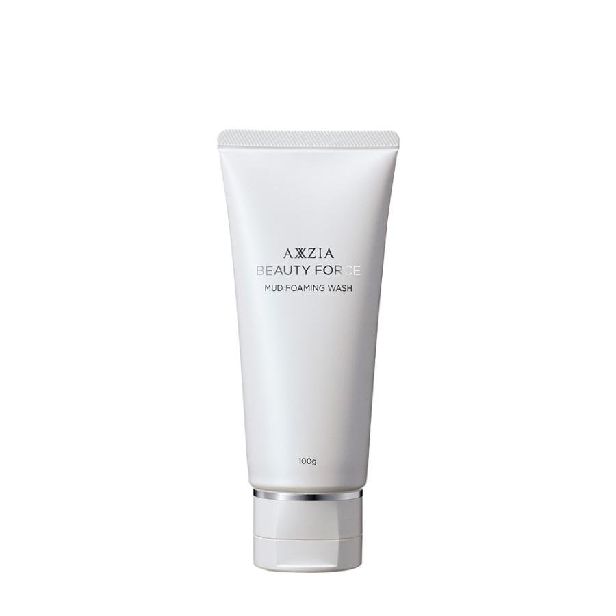 Axxzia Beauty Force Mud Foaming Wash Facial Cleanser 100g - Deep Cleansing & Pore Refining for Oily & Acne-Prone Skin | Daily Skincare Routine