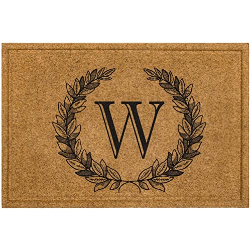 Laurel Monogram W
