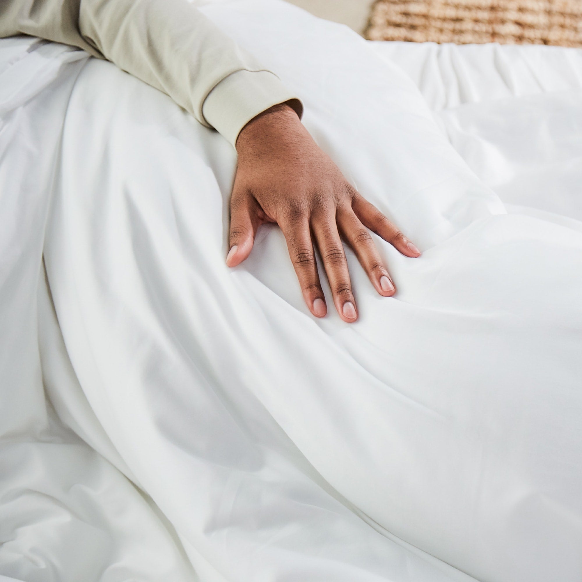 Luxury 300 Thread Count Organic Cotton Sateen Duvet Cover Set - Soft & Breathable Bedding for All Seasons - Perfect for Master Bedroom, Guest Room & Hotel Use