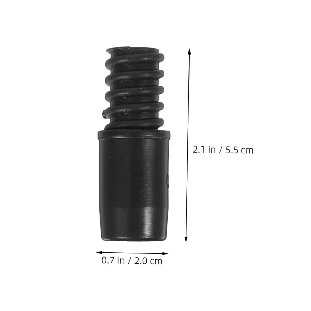 4 Pack 22mm Threaded Rod Adapter - Durable Plastic Replacement Tips for Extension Poles | Compatible with Painting, Cleaning & DIY Tools