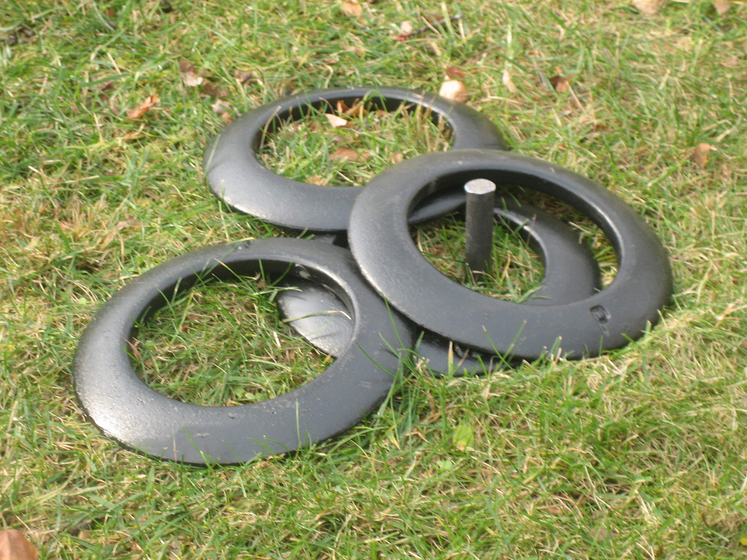 Premium Outdoor Quoit Set - Fun Backyard Game for Adults & Kids - Perfect for Picnics, BBQs, and Beach Parties
