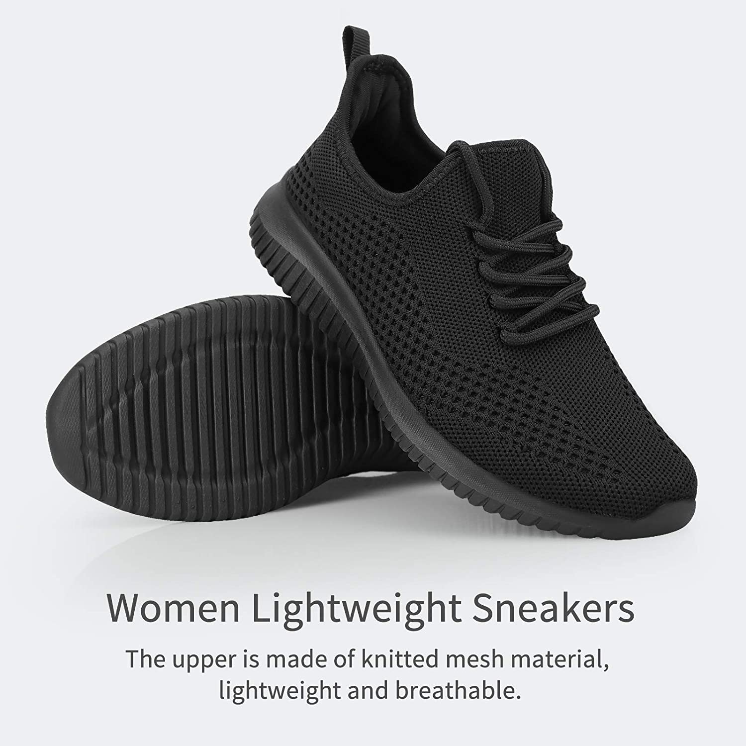 Rospick Women's Comfortable Walking Sneakers - Lightweight Athletic Shoes for Women - Perfect for Walking, Running, Gym Workouts & Everyday Casual Wear