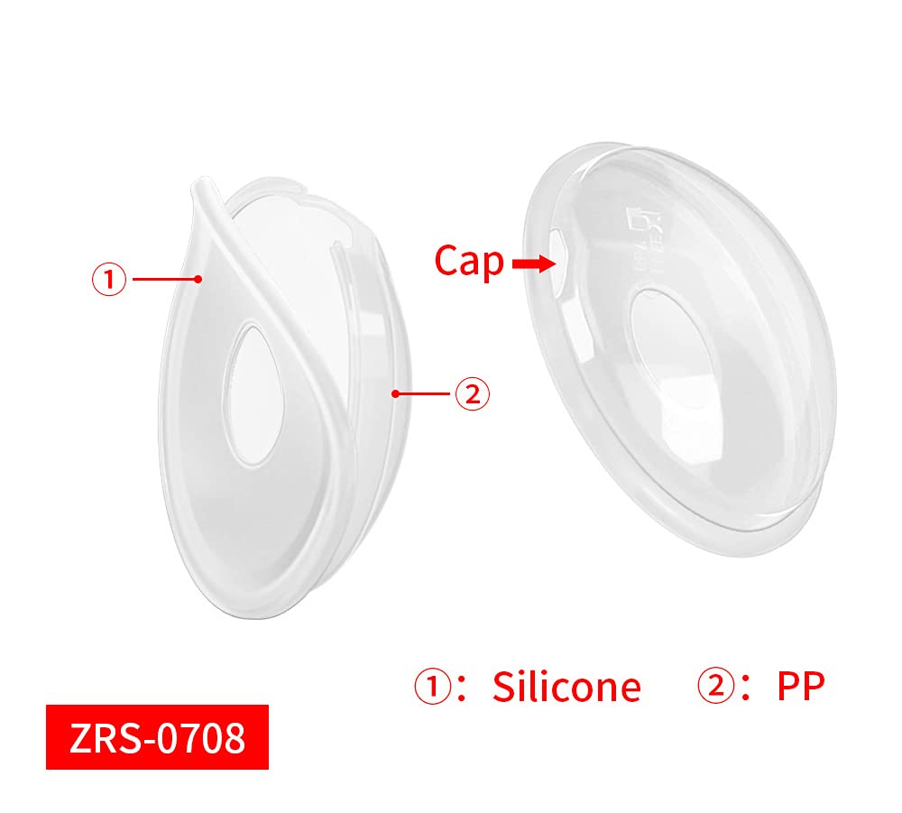 **Soft Silicone Breast Shells for Nursing Moms – 2-Pack Reusable Milk Saver Cups to Protect Sore Nipples & Collect Breastmilk Leaks – Comfortable & Flexible for Breastfeeding, Pumping & Daily Use**