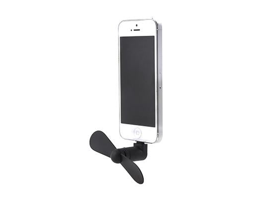 Portable Mini Fan for iPhone - USB Rechargeable Handheld Cooling Fan - Perfect for Travel, Office, and Outdoor Activities