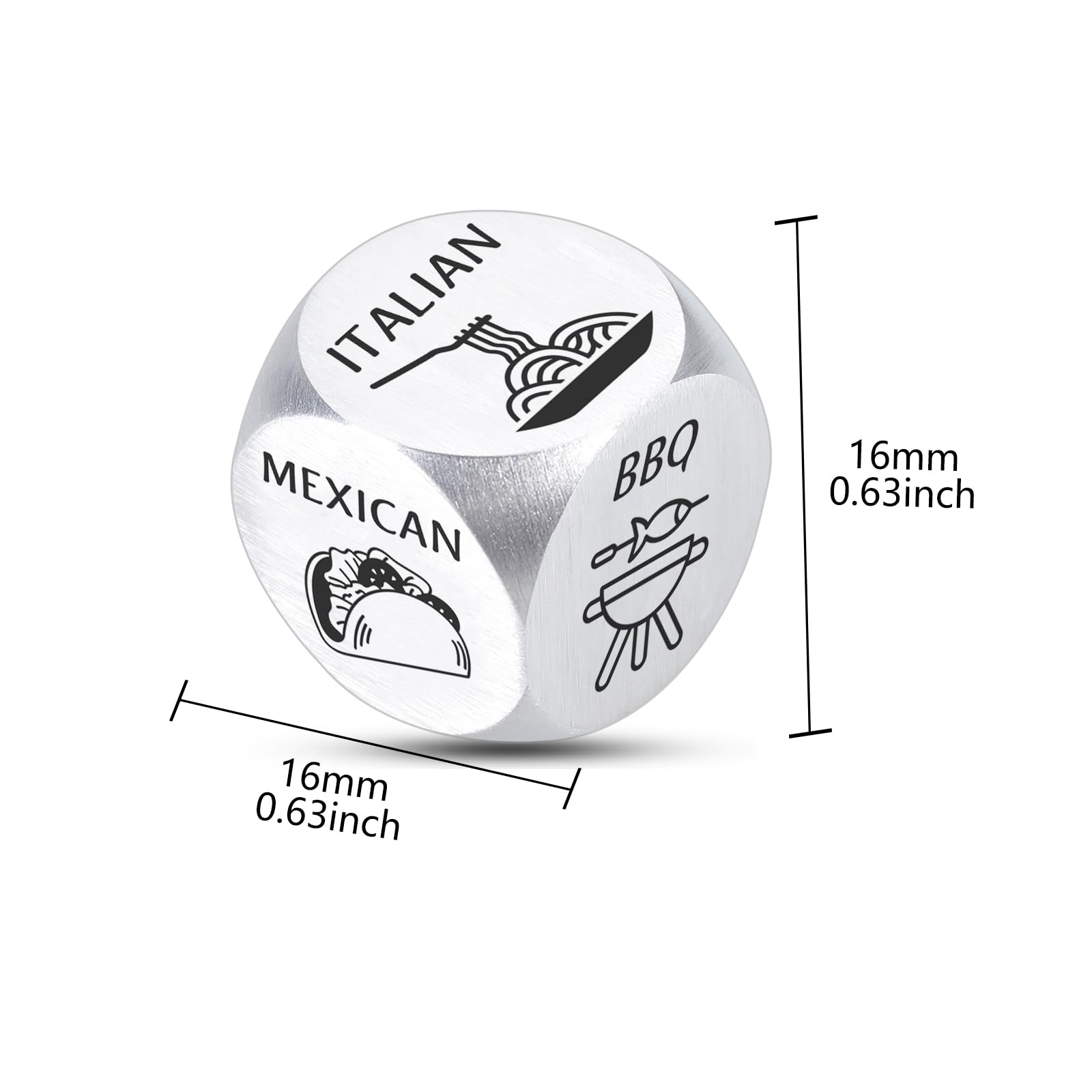 Personalized Date Night Dice Set - Custom Couple Gifts for Him & Her | Funny Decision Making Dice for Boyfriend, Girlfriend, Husband & Wife | Perfect for Anniversaries, Valentine's Day & Christmas | Great for Romantic Dinners, Stay-at-Home Dates & Food Choices