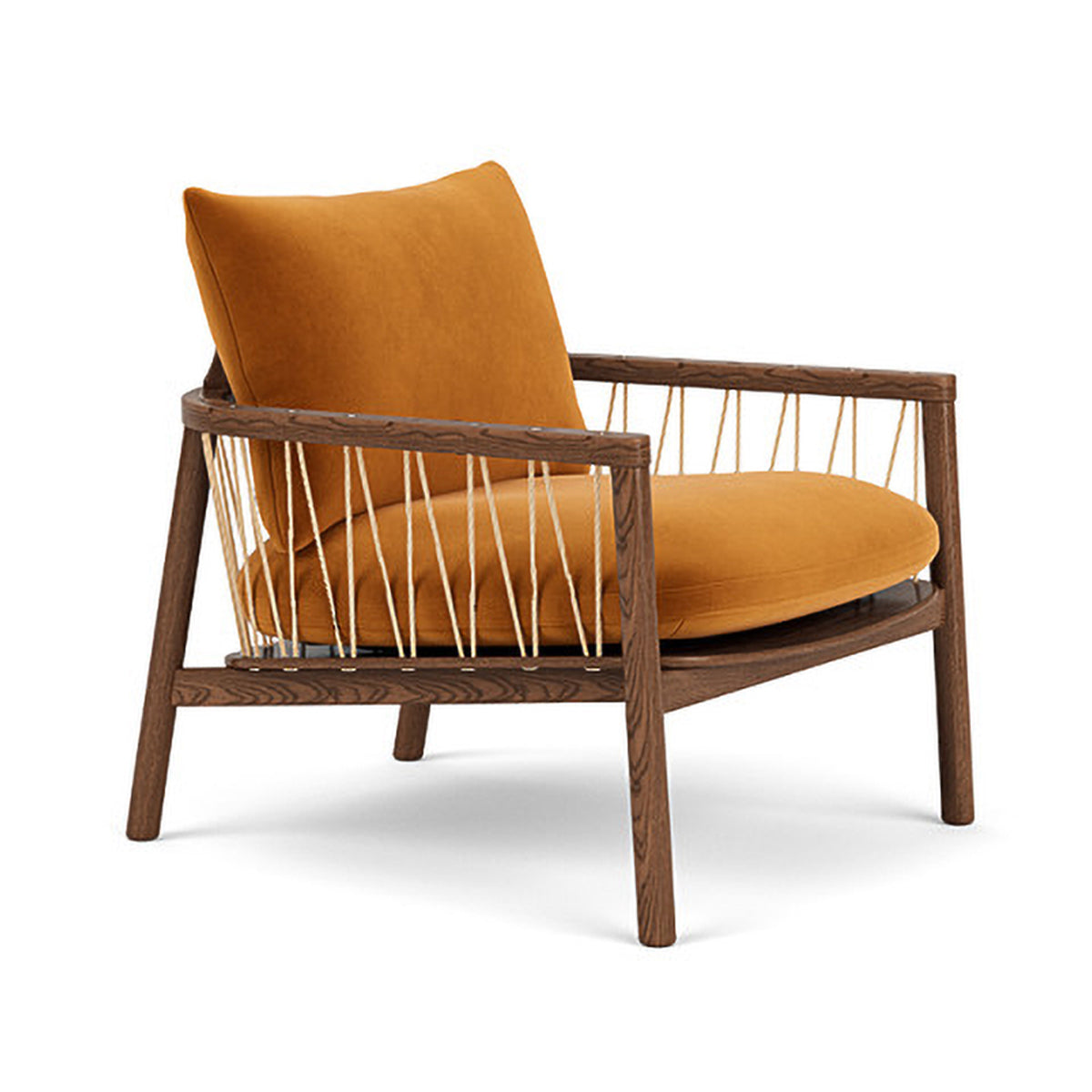 Luxury Enzo Velvet Armchair - Modern Accent Chair for Living Room, Bedroom & Office - Soft Upholstered Lounge Chair with Solid Wood Legs - Perfect for Home Decor, Reading Nook & Relaxation