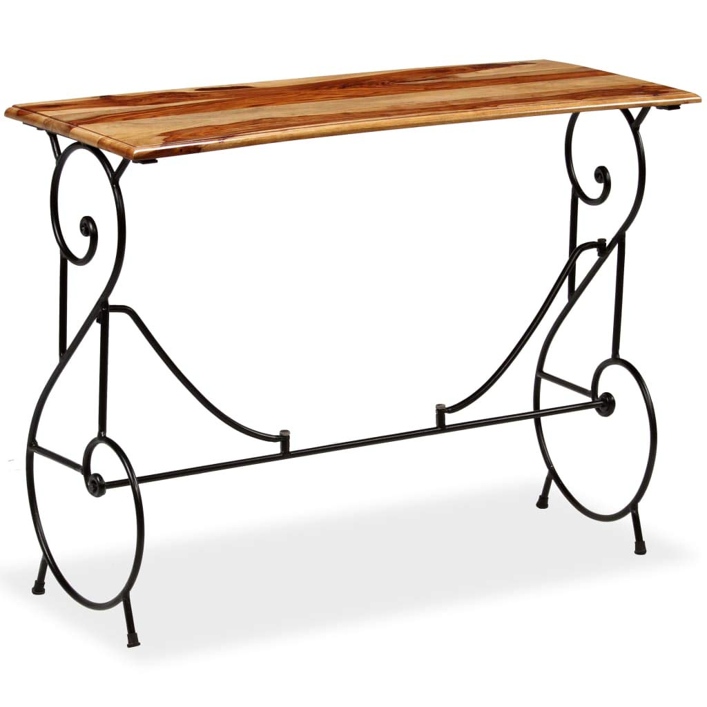 VidaXL Solid Sheesham Wood Console Table - 39.4